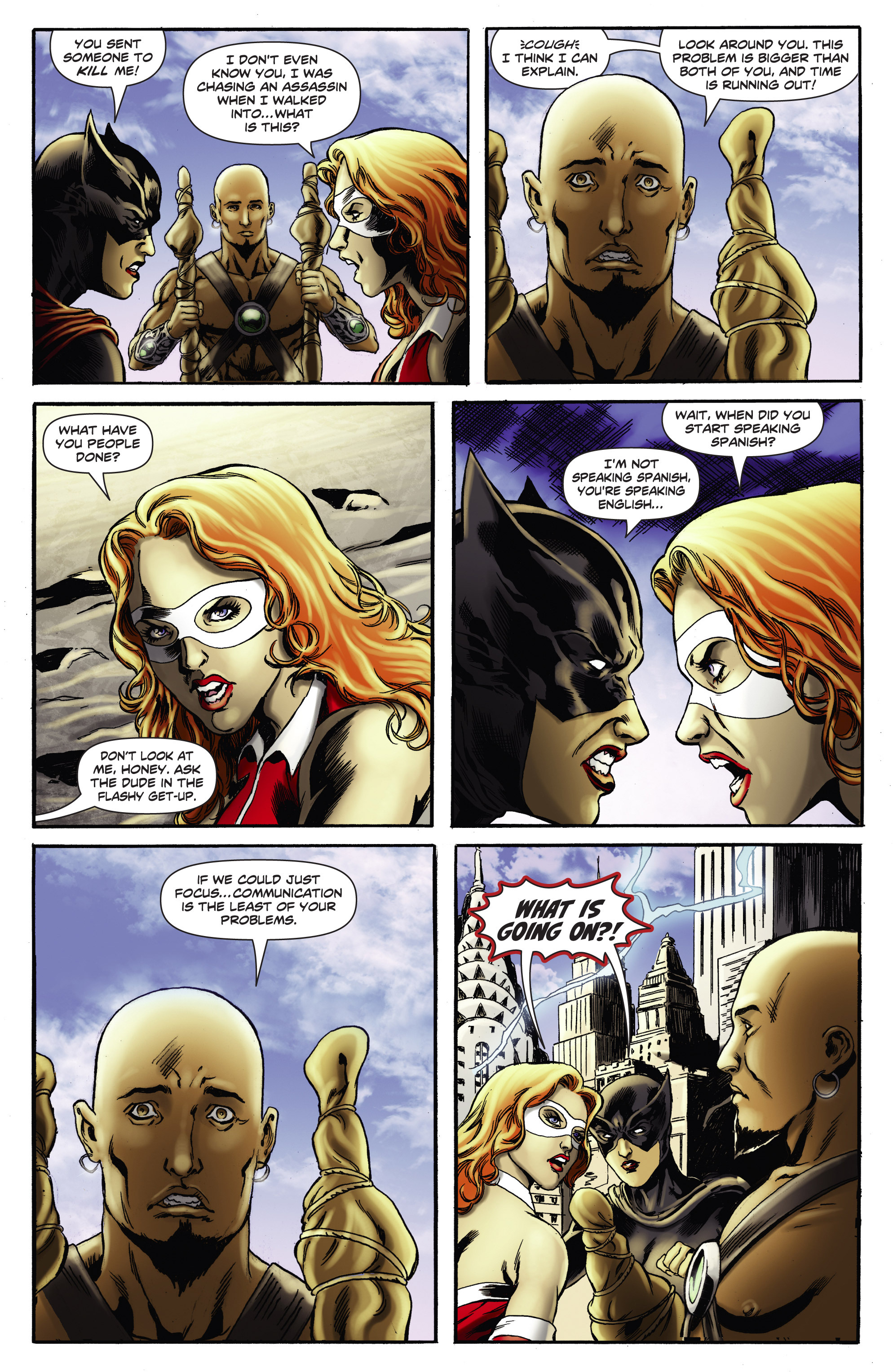 Read online Swords of Sorrow, Miss Fury & Lady Rawhide comic -  Issue # Full - 9