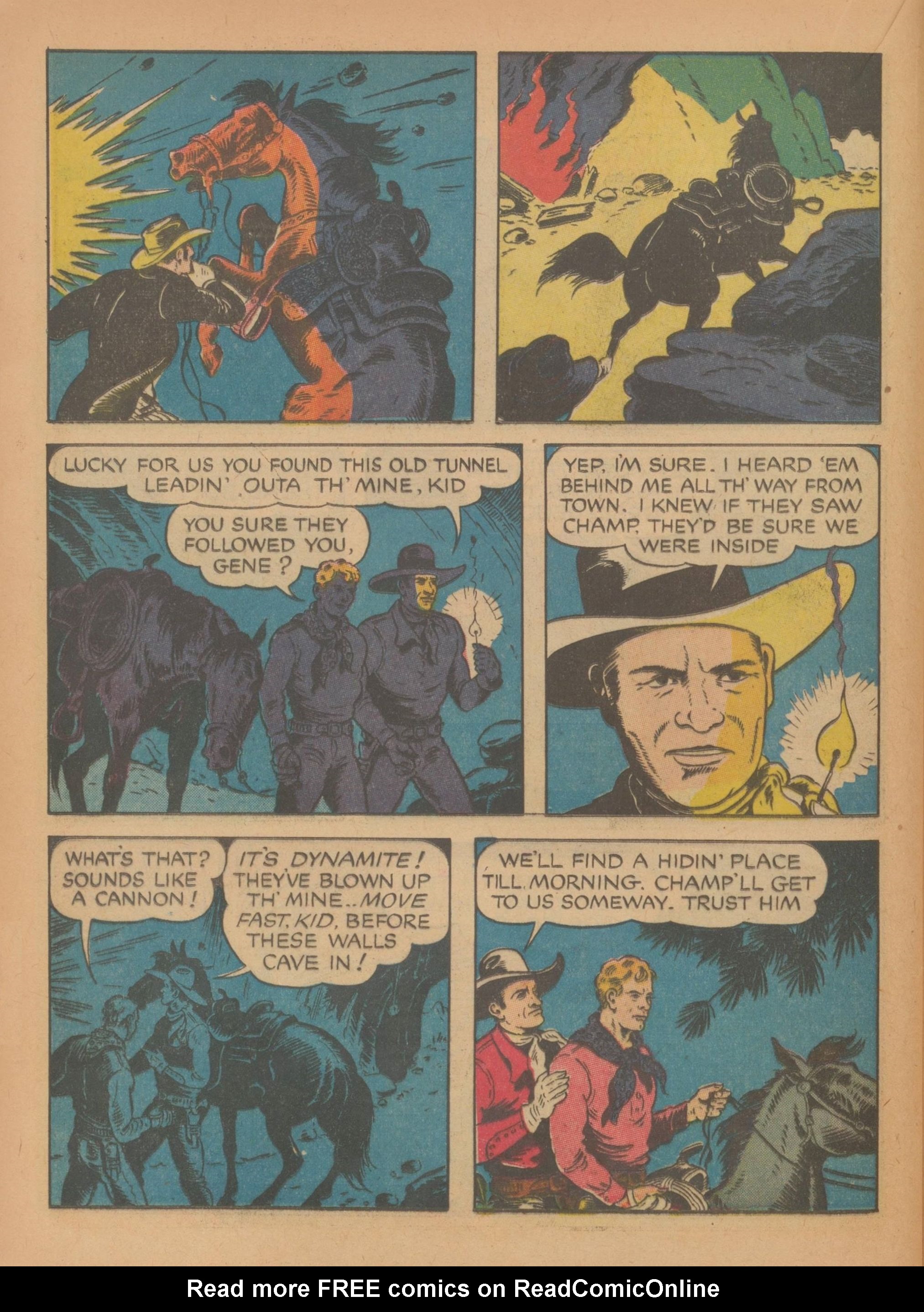 Read online Gene Autry Comics comic -  Issue #4 - 44