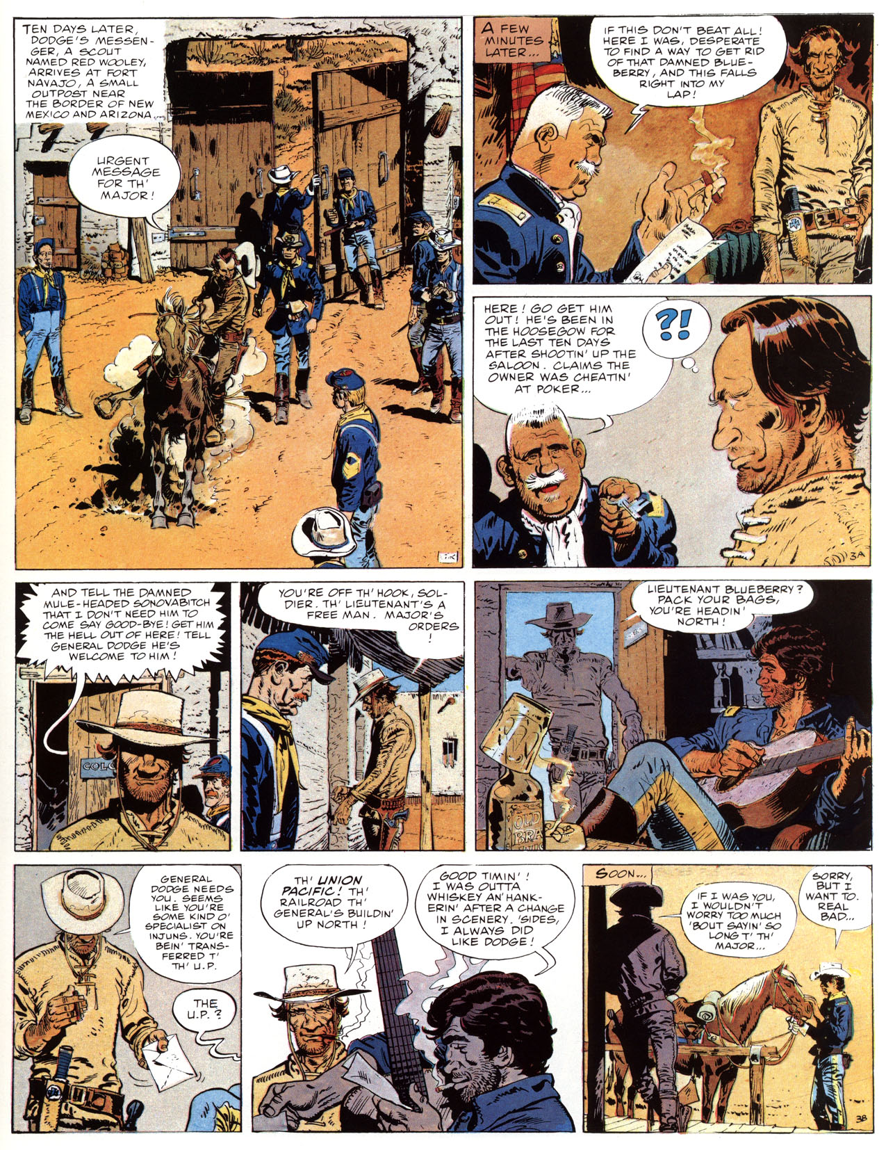 Read online Epic Graphic Novel: Lieutenant Blueberry comic -  Issue #1 - 7