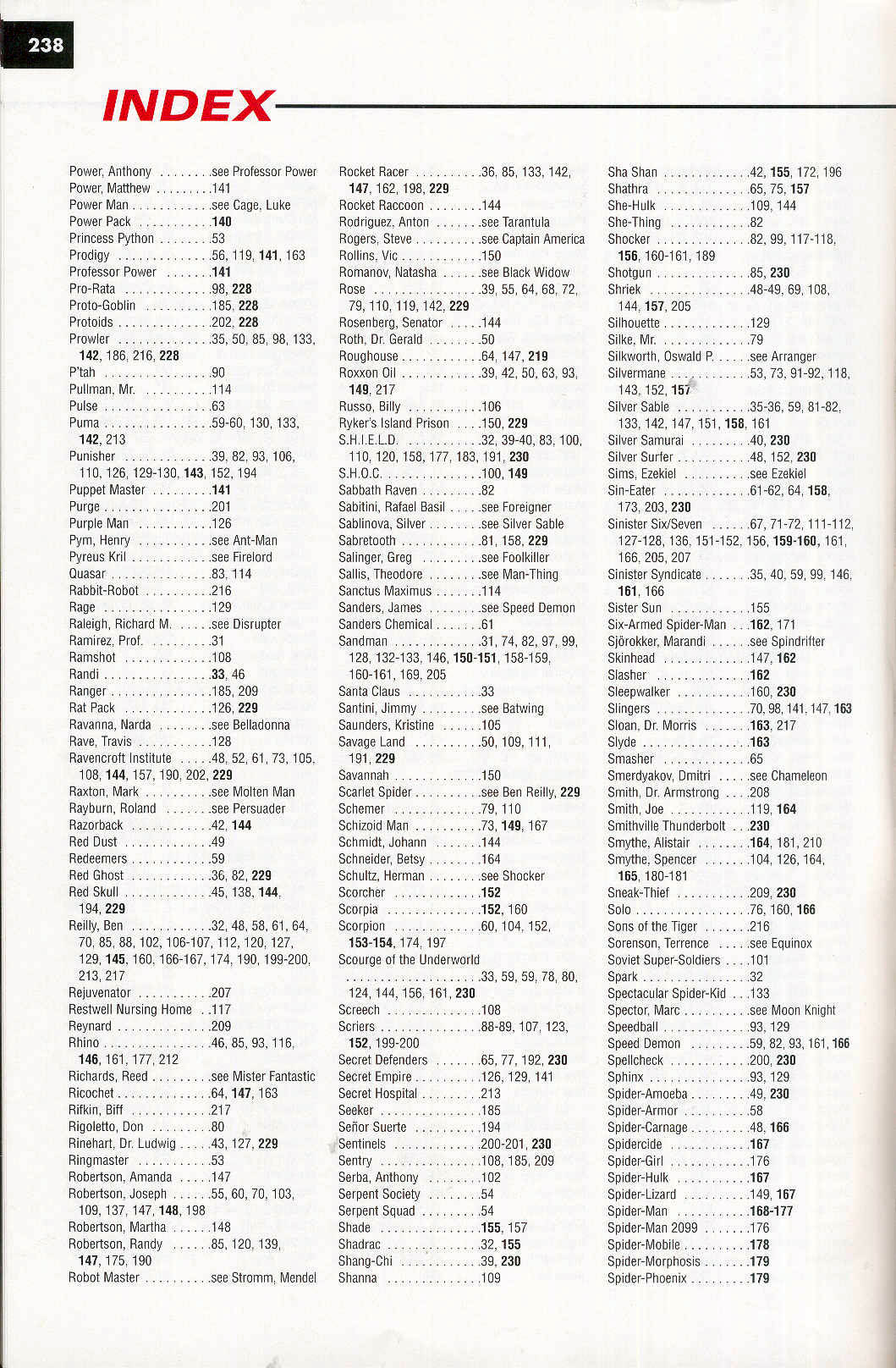 Read online Marvel Encyclopedia comic -  Issue # TPB 4 - 237