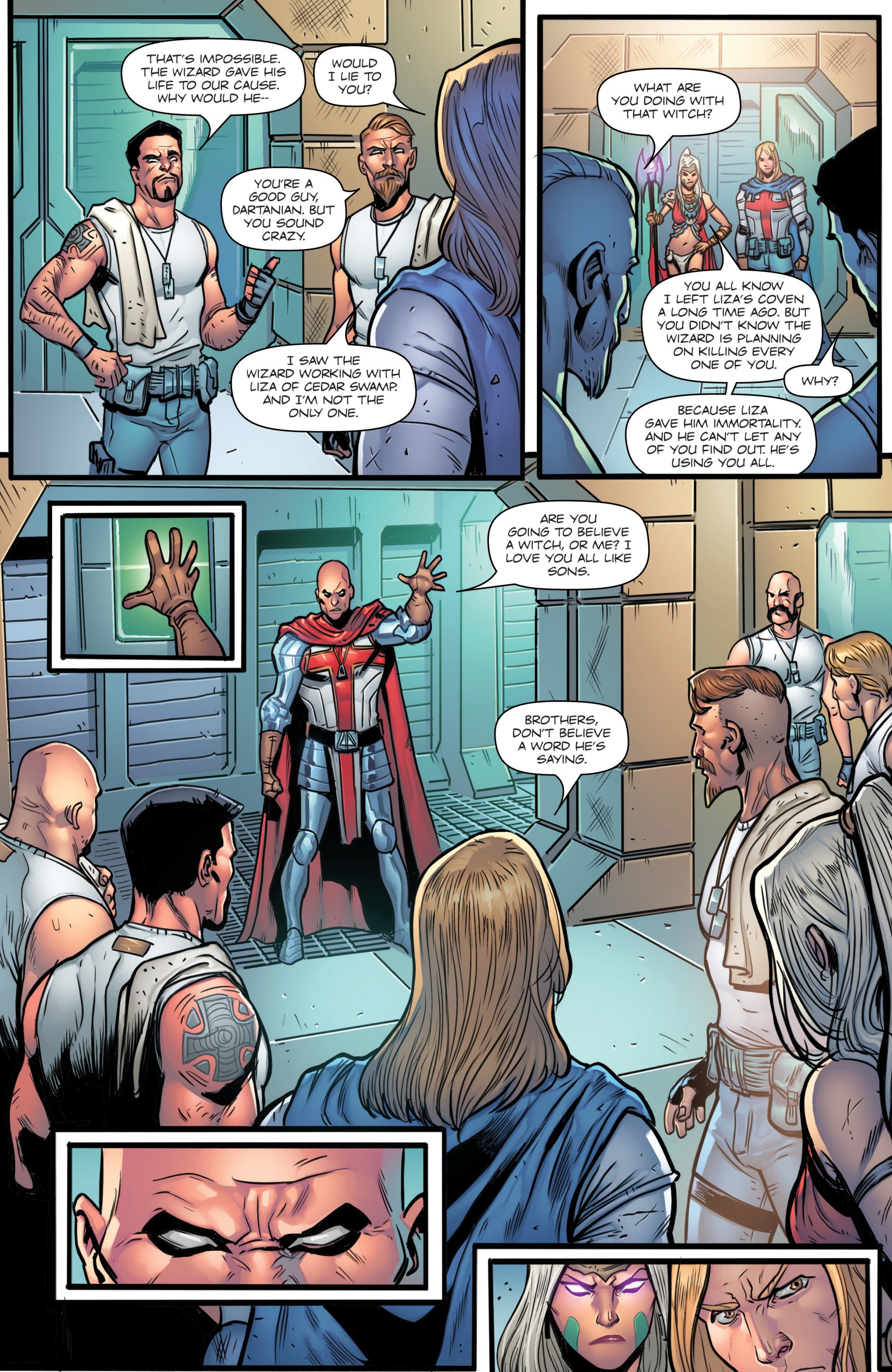 Read online Grimm Fairy Tales presents Coven comic -  Issue #4 - 7