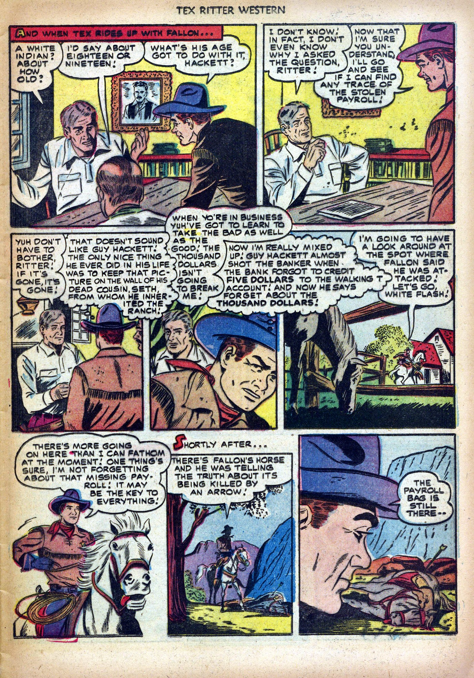Read online Tex Ritter Western comic -  Issue #13 - 5
