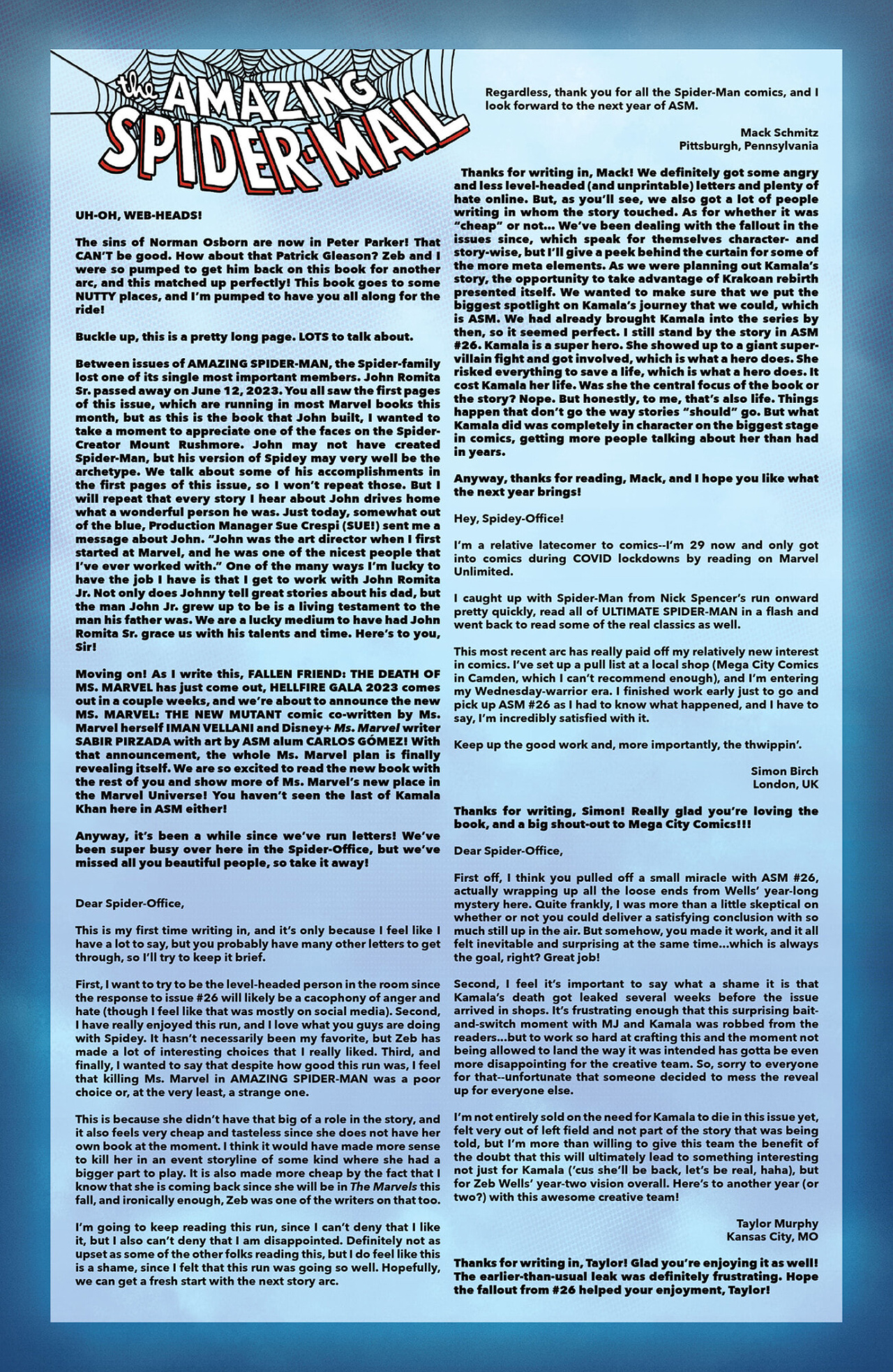 Read online Amazing Spider-Man (2022) comic -  Issue #32 - 26