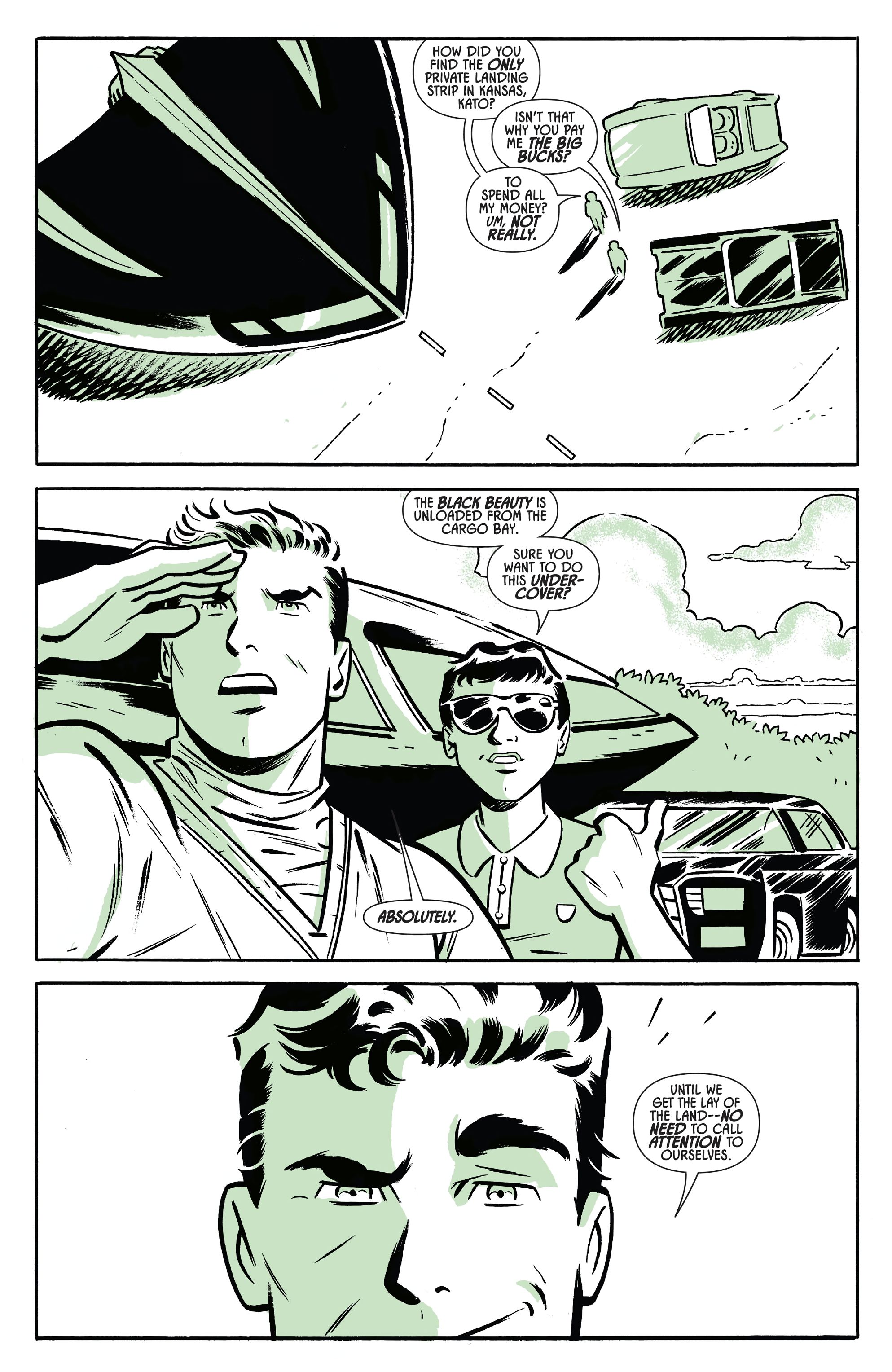 Read online The Green Hornet (2020) comic -  Issue # _Sky Lights Collection - 21