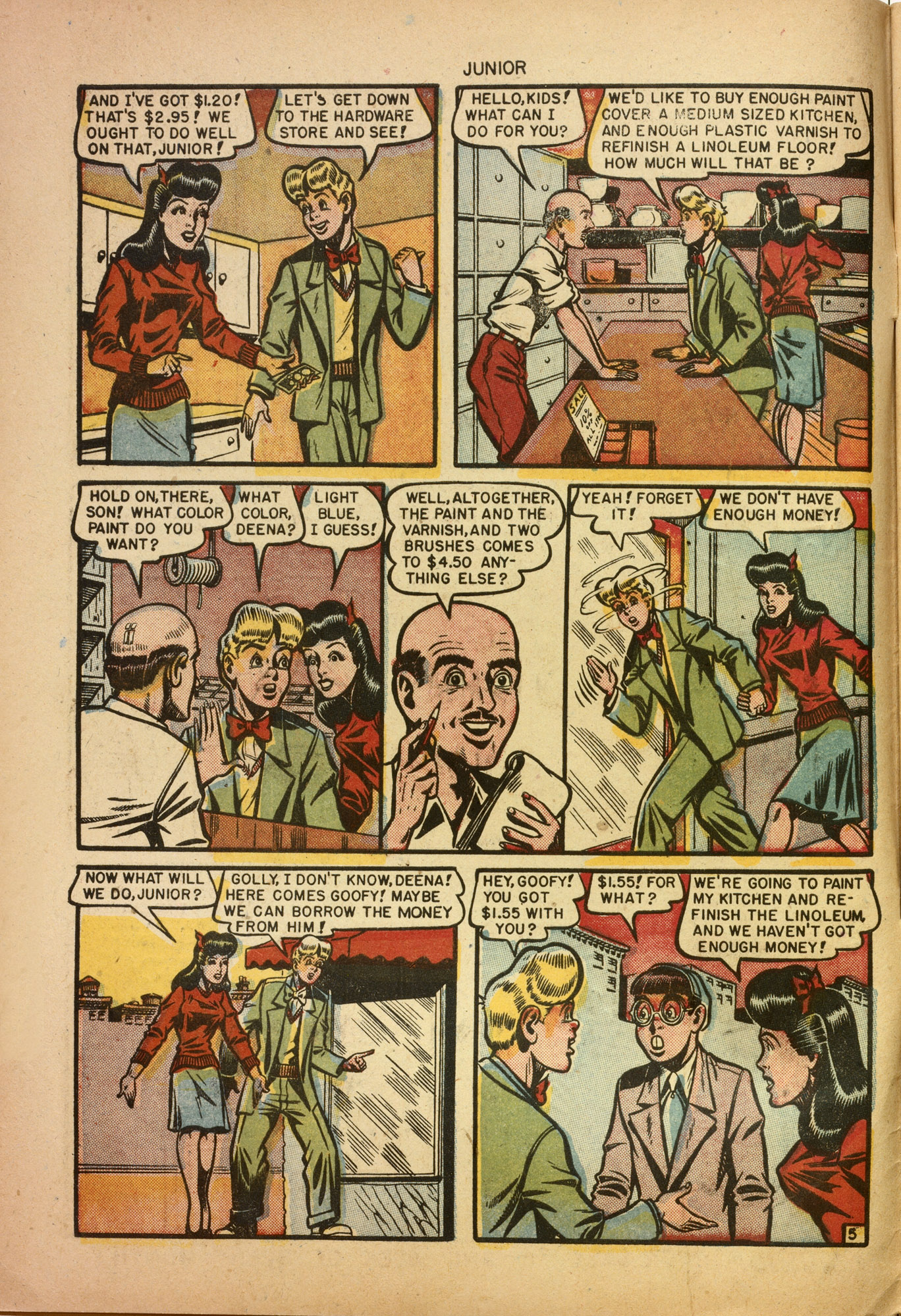 Read online Junior (1947) comic -  Issue #12 - 6