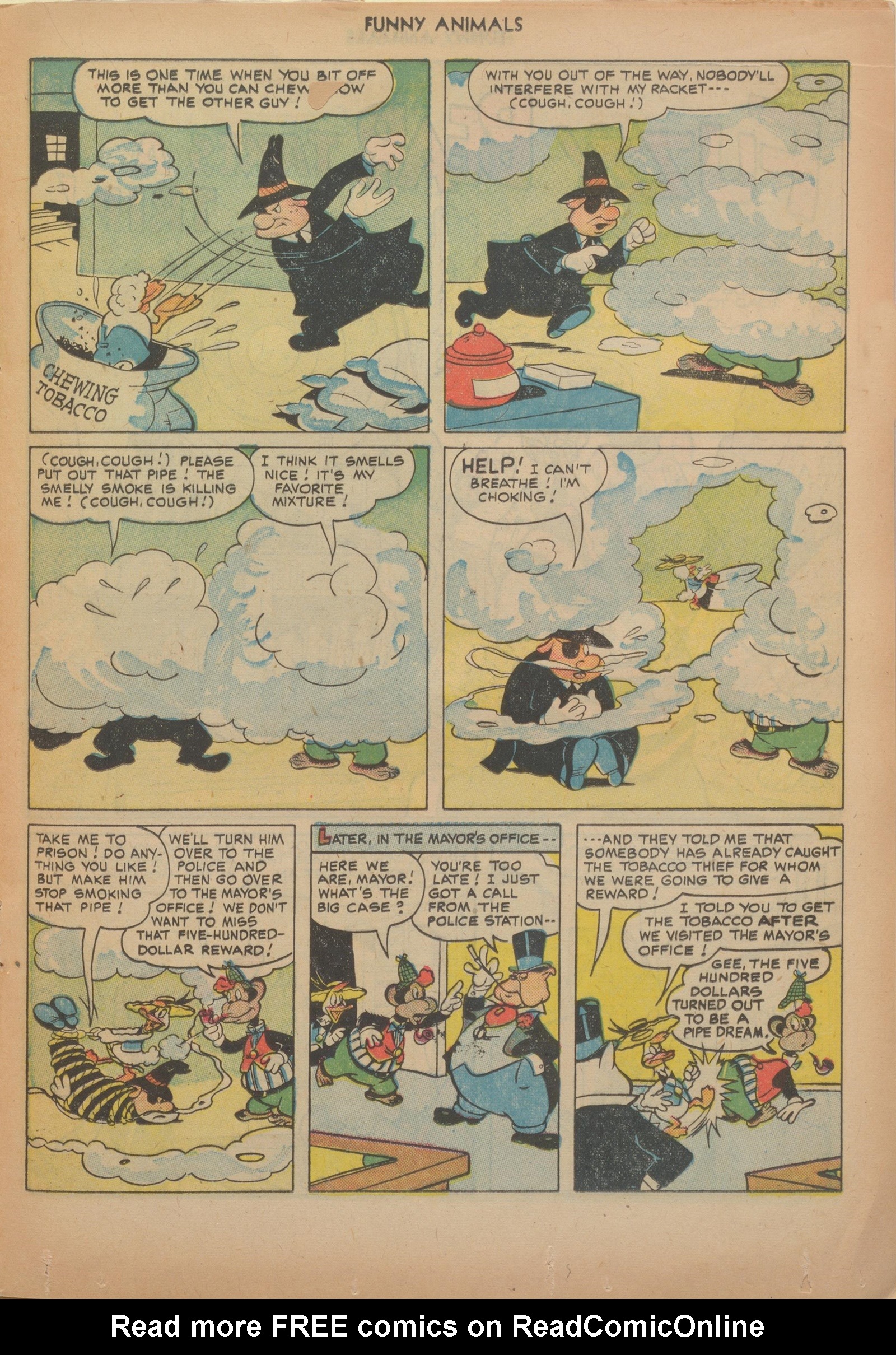 Read online Fawcett's Funny Animals comic -  Issue #67 - 17