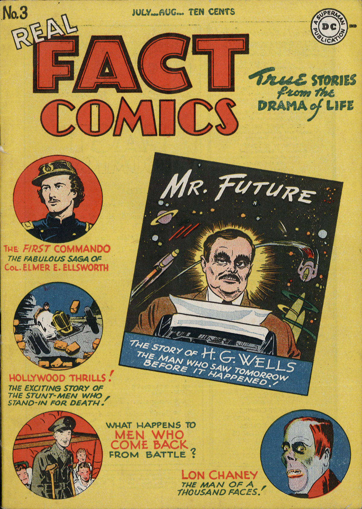 Read online Real Fact Comics comic -  Issue #3 - 1