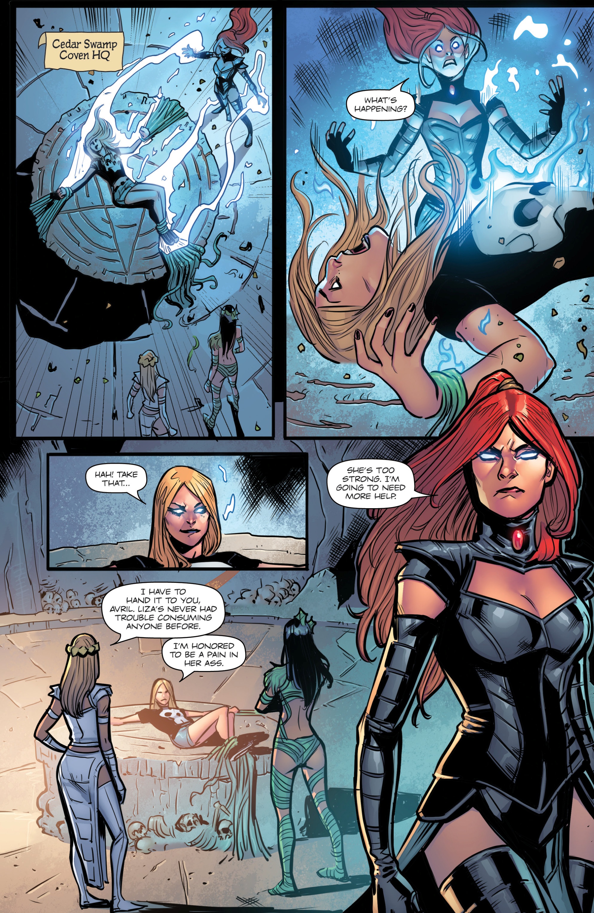 Read online Grimm Fairy Tales presents Coven comic -  Issue #5 - 5