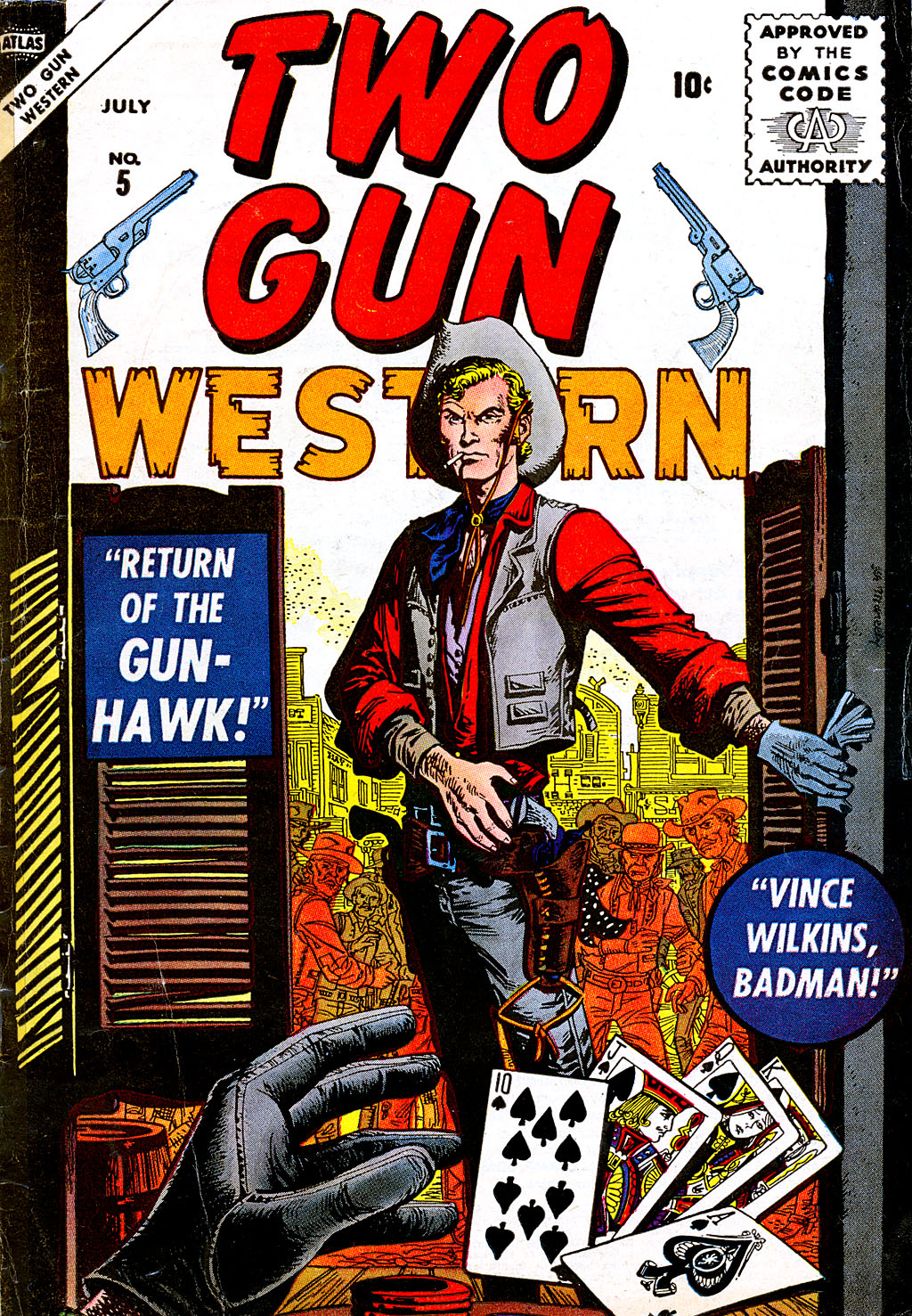 Read online Two Gun Western comic -  Issue #5 - 1