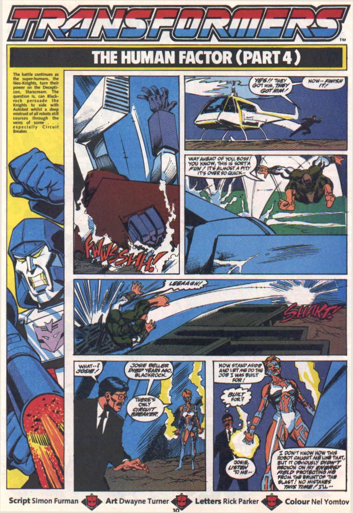 Read online The Transformers (UK) comic -  Issue #305 - 2