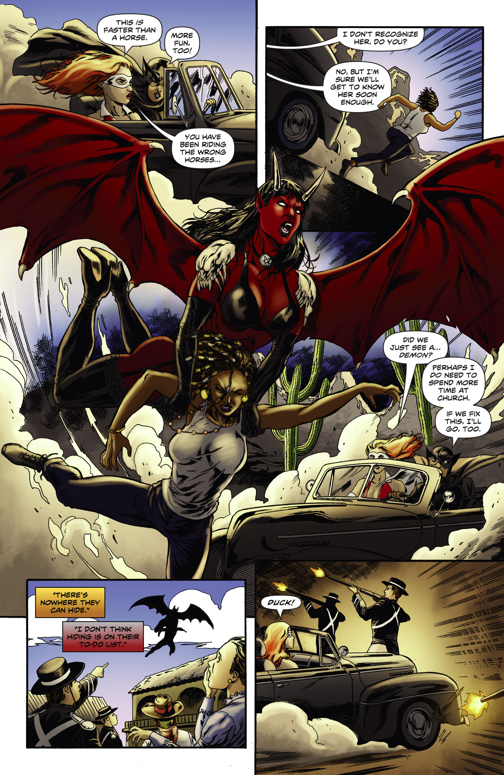 Read online Swords of Sorrow, Miss Fury & Lady Rawhide comic -  Issue # Full - 16