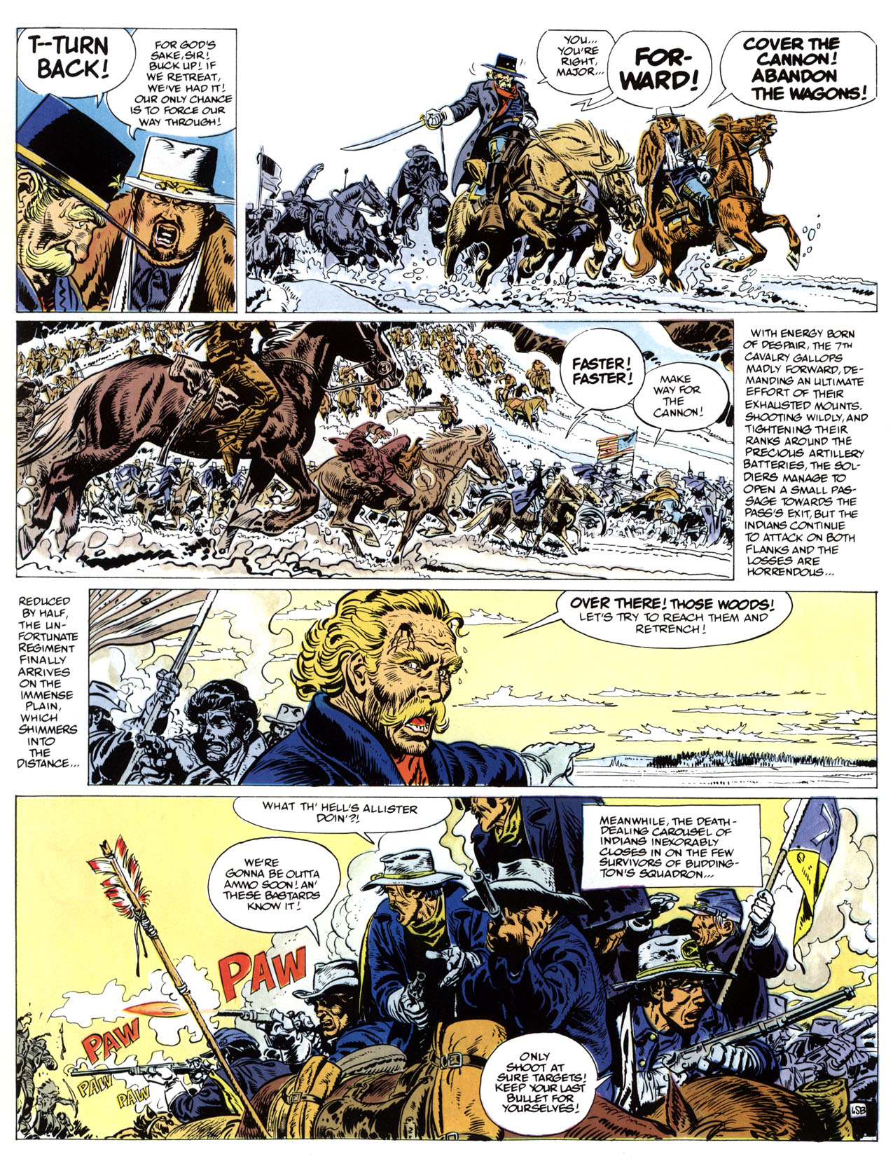 Read online Epic Graphic Novel: Lieutenant Blueberry comic -  Issue #3 - 95