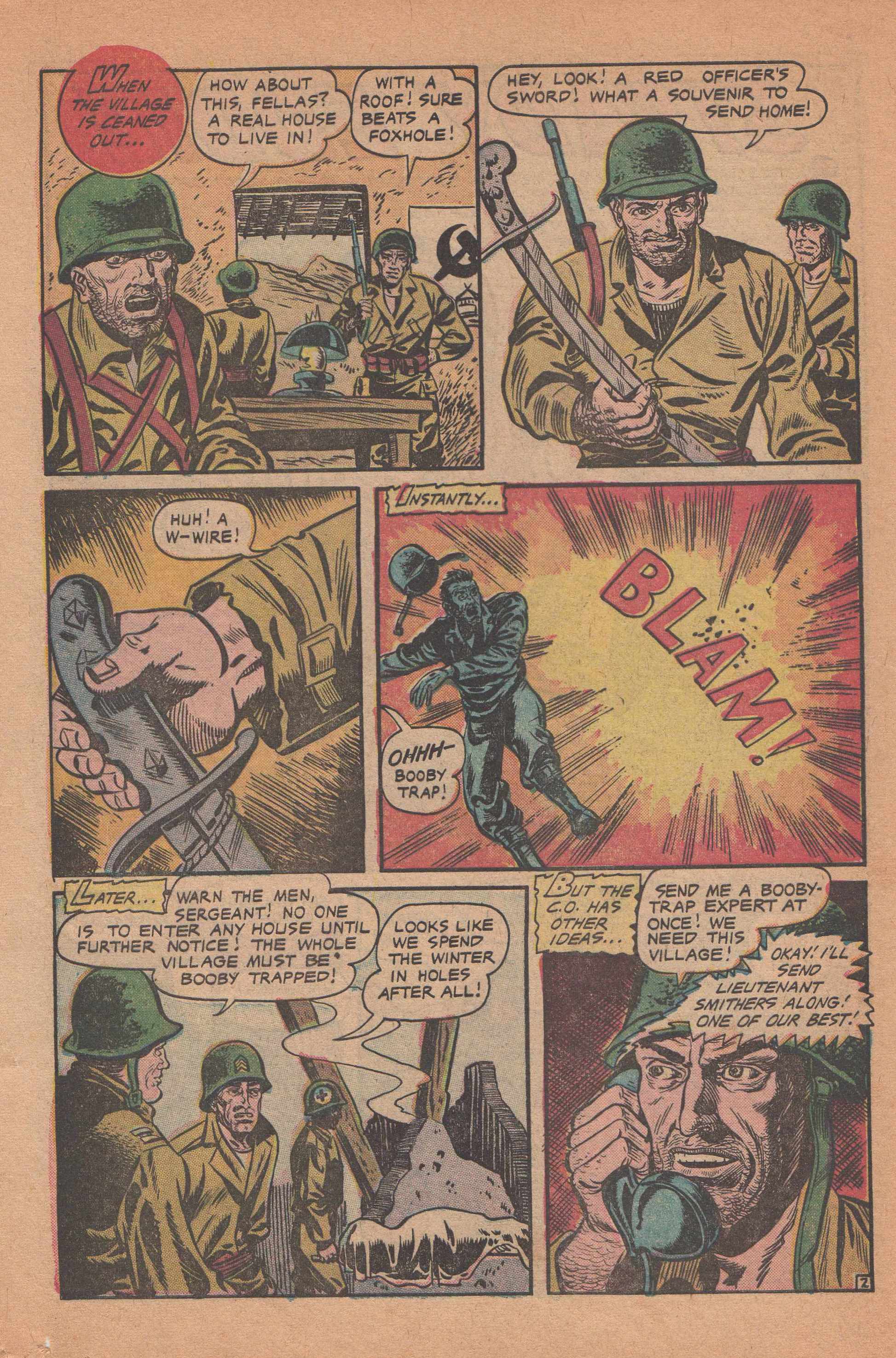 Read online Men in Action (1957) comic -  Issue #2 - 5