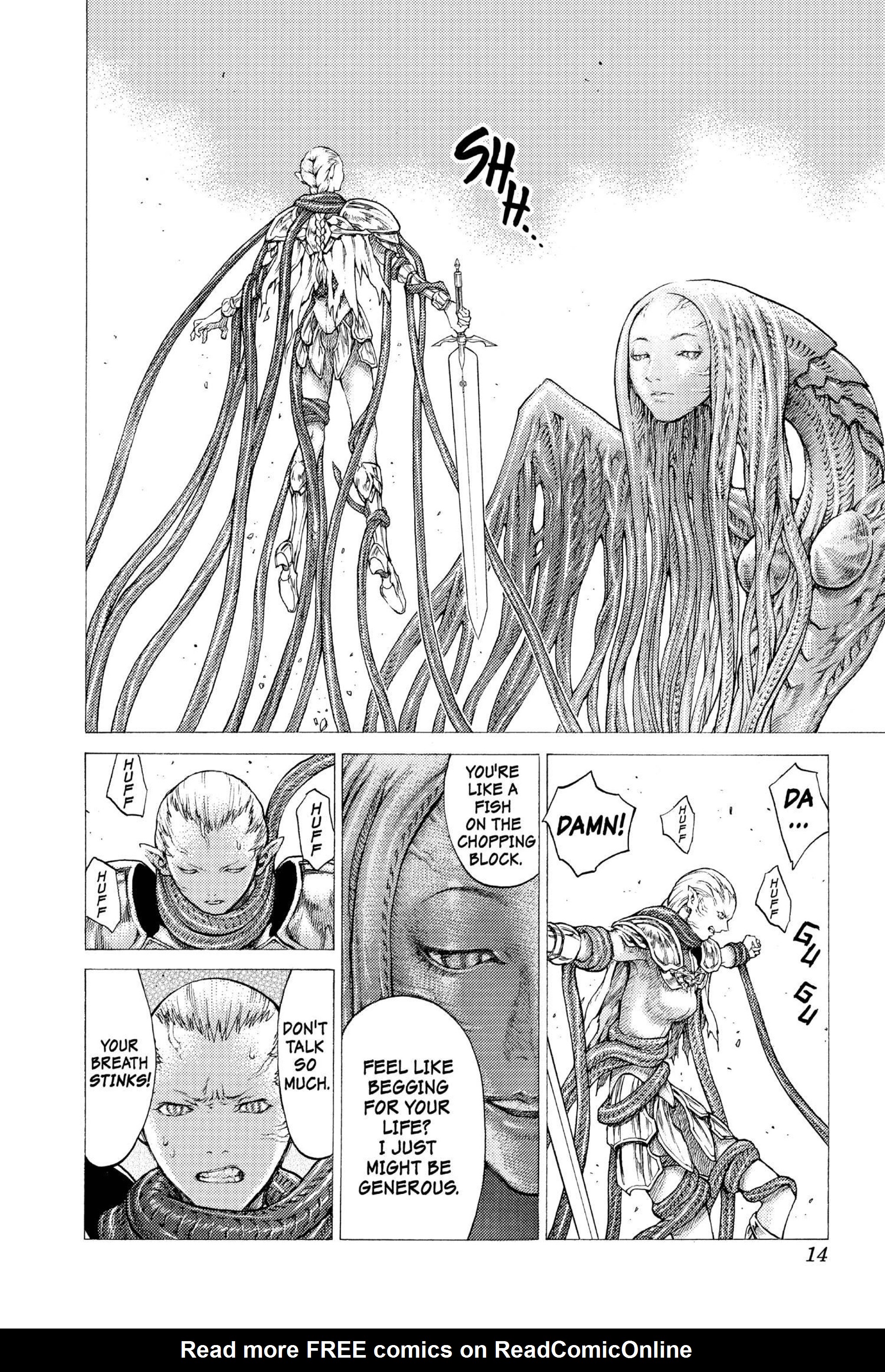 Read online Claymore comic -  Issue #7 - 13
