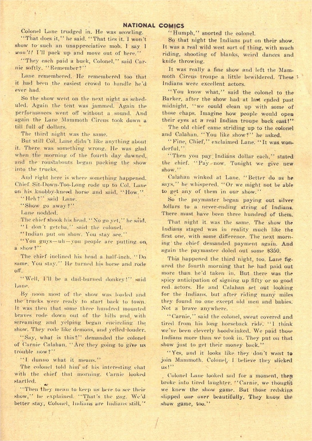 Read online National Comics comic -  Issue #63 - 40