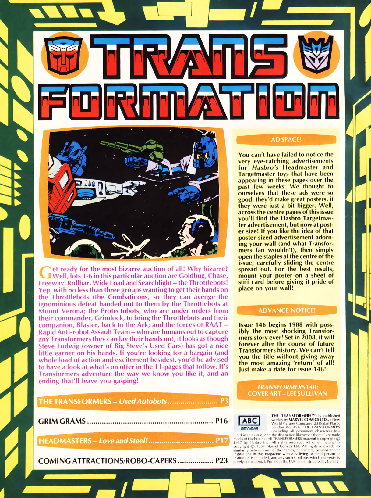 Read online The Transformers (UK) comic -  Issue #140 - 2