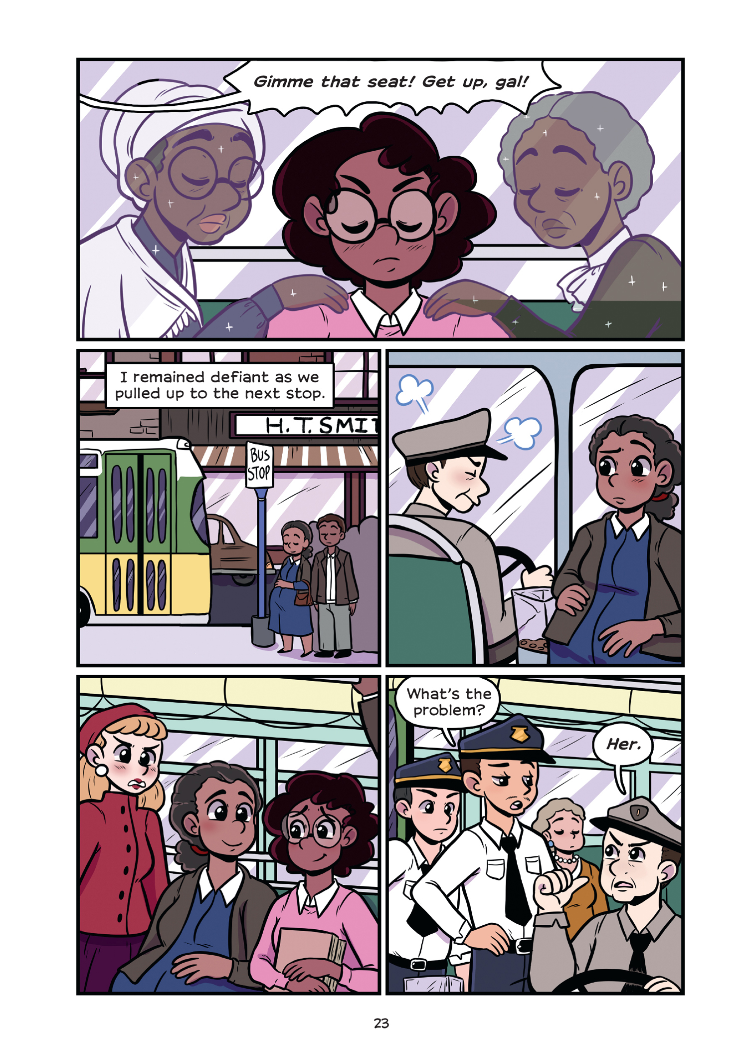 Read online History Comics comic -  Issue # Rosa Parks & Claudette Colvin - Civil Rights Heroes - 29
