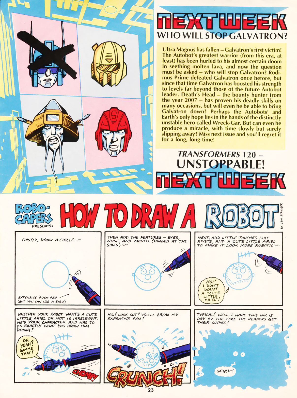 Read online The Transformers (UK) comic -  Issue #119 - 16