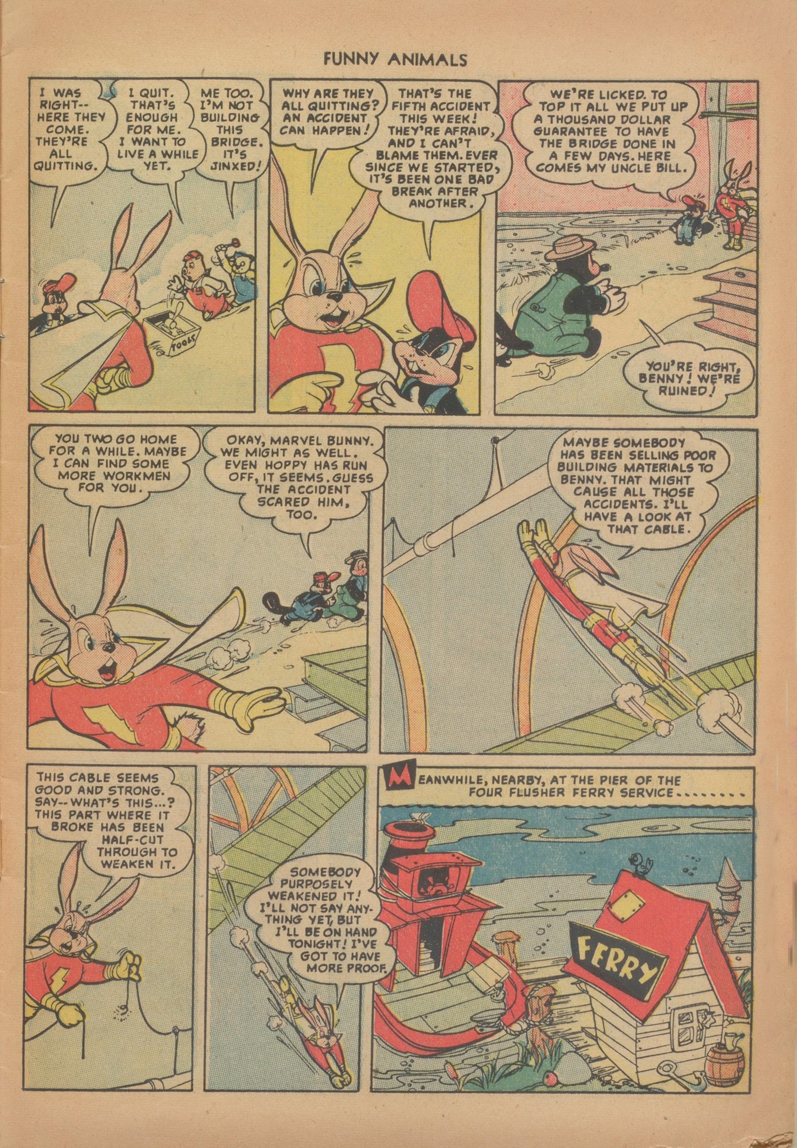 Read online Fawcett's Funny Animals comic -  Issue #64 - 5