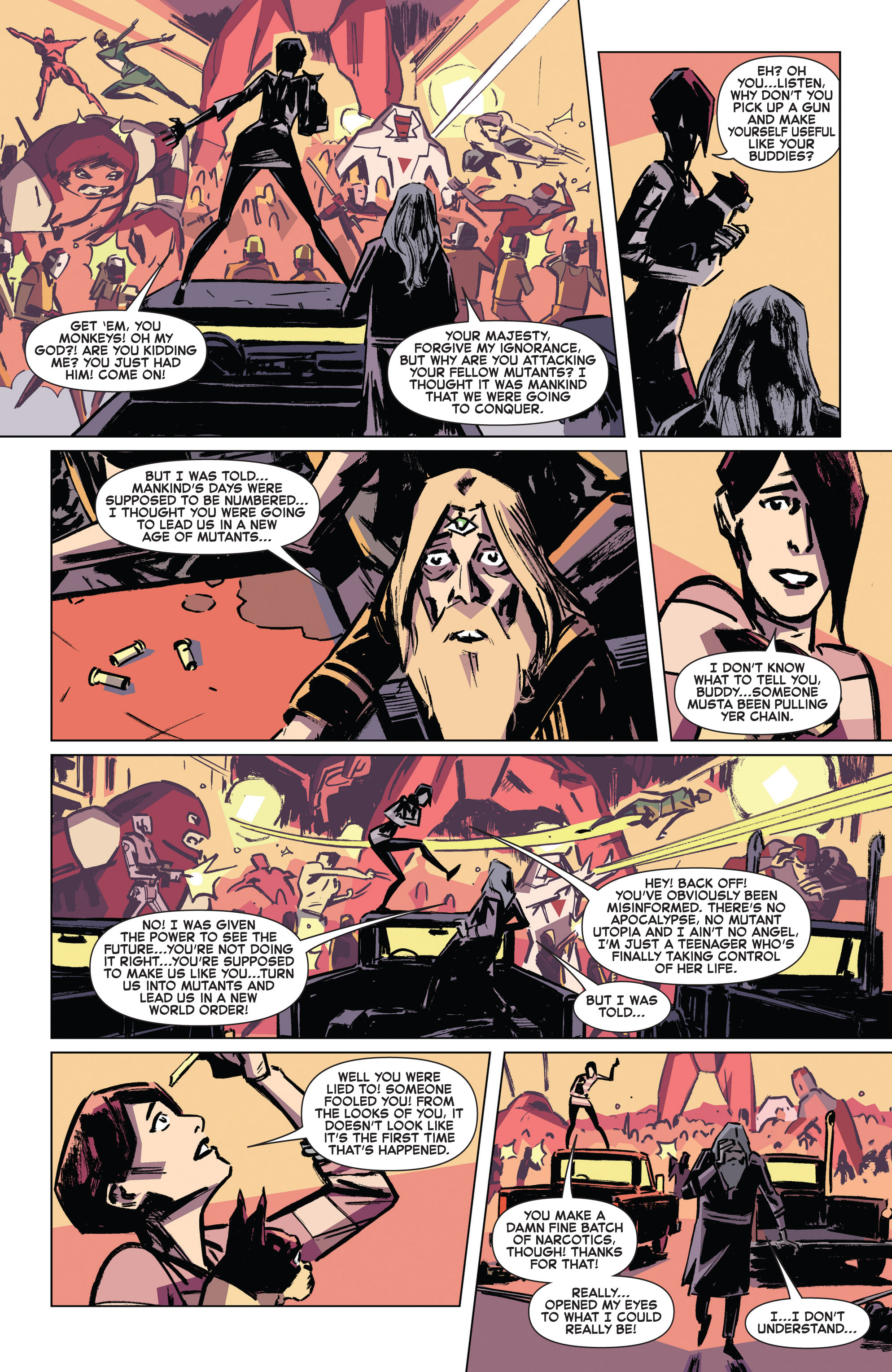 Read online Marvel Knights: X-Men comic -  Issue #5 - 6