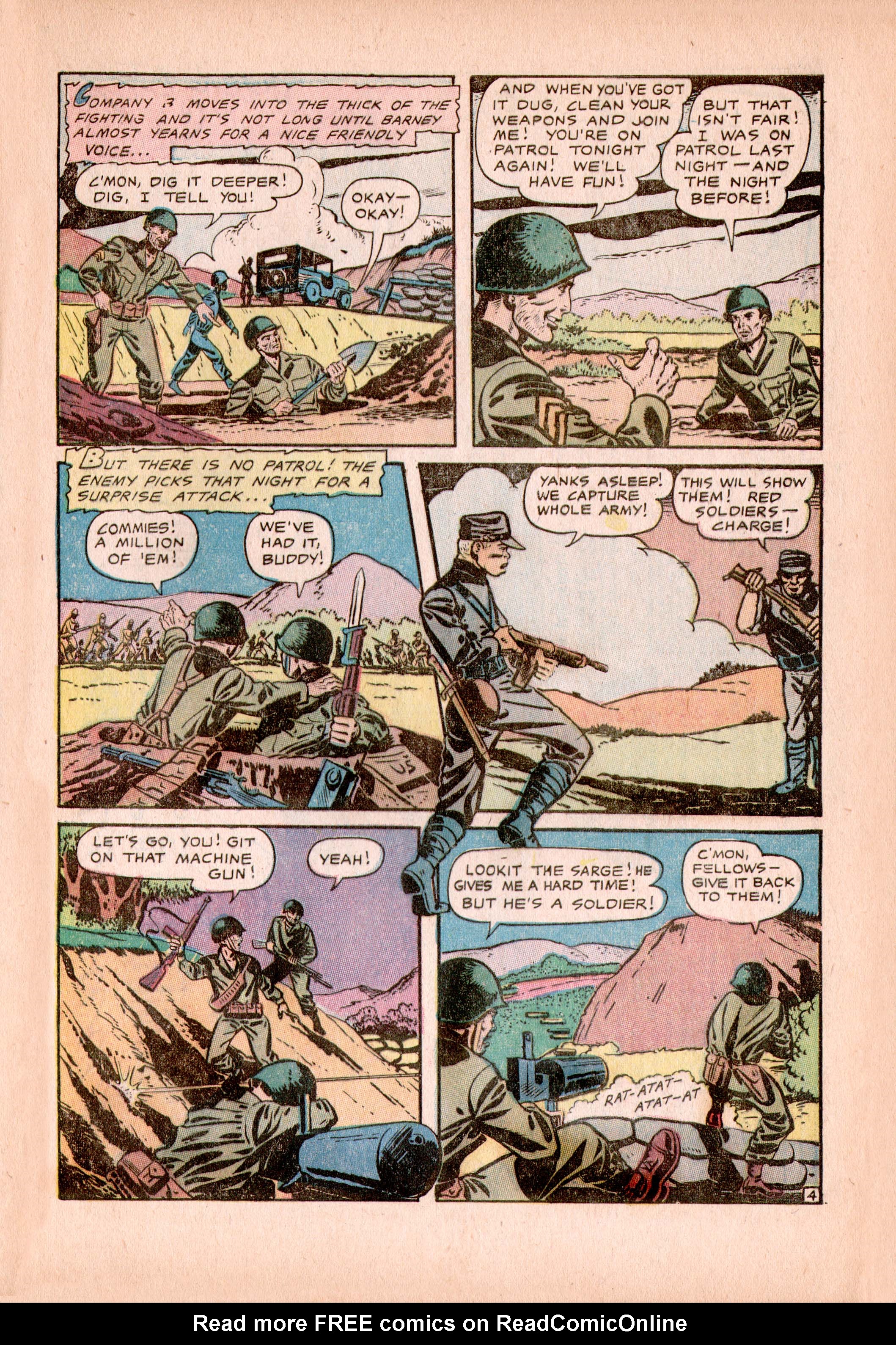 Read online Men in Action (1957) comic -  Issue #5 - 7