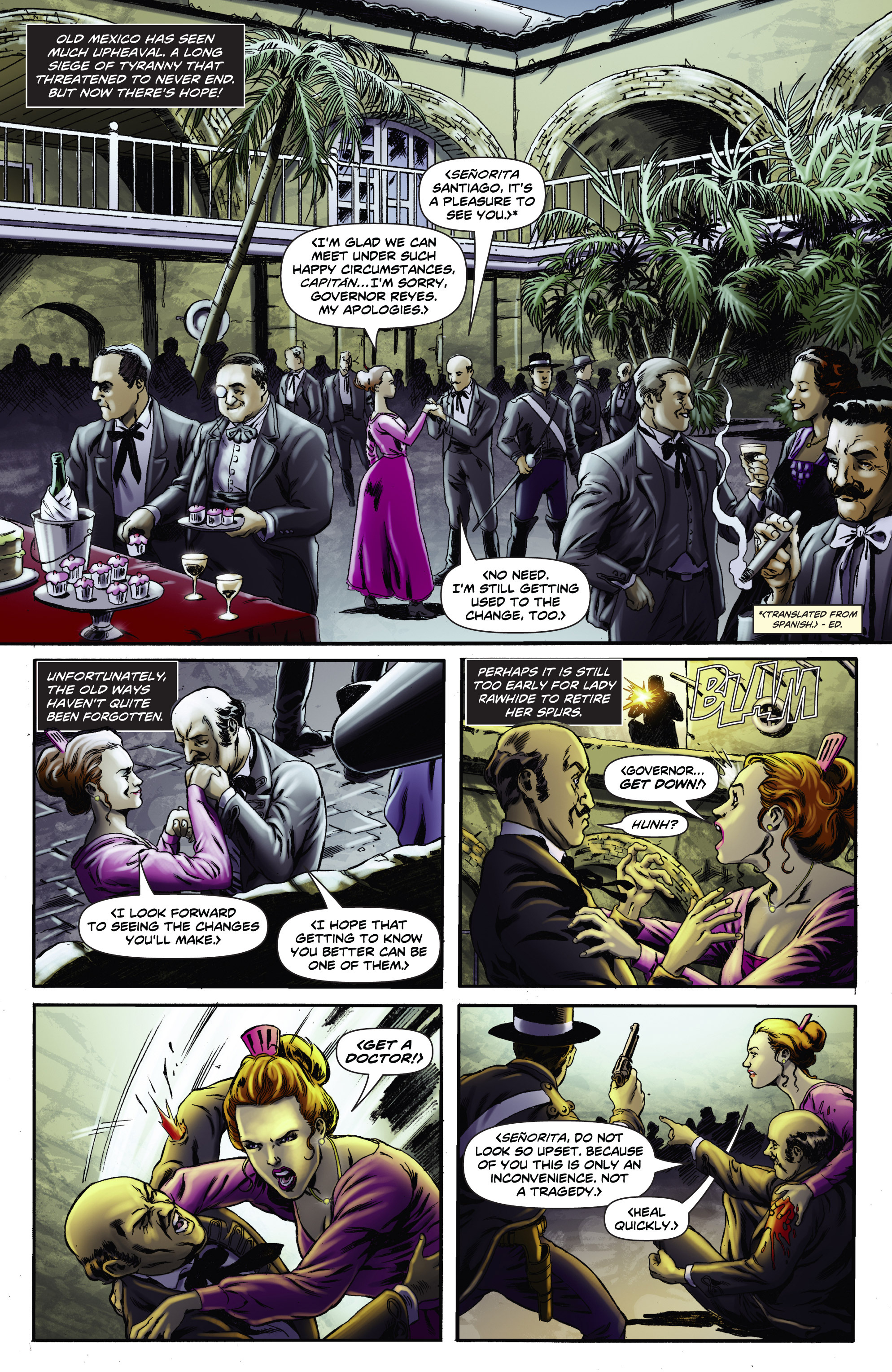 Read online Swords of Sorrow, Miss Fury & Lady Rawhide comic -  Issue # Full - 3