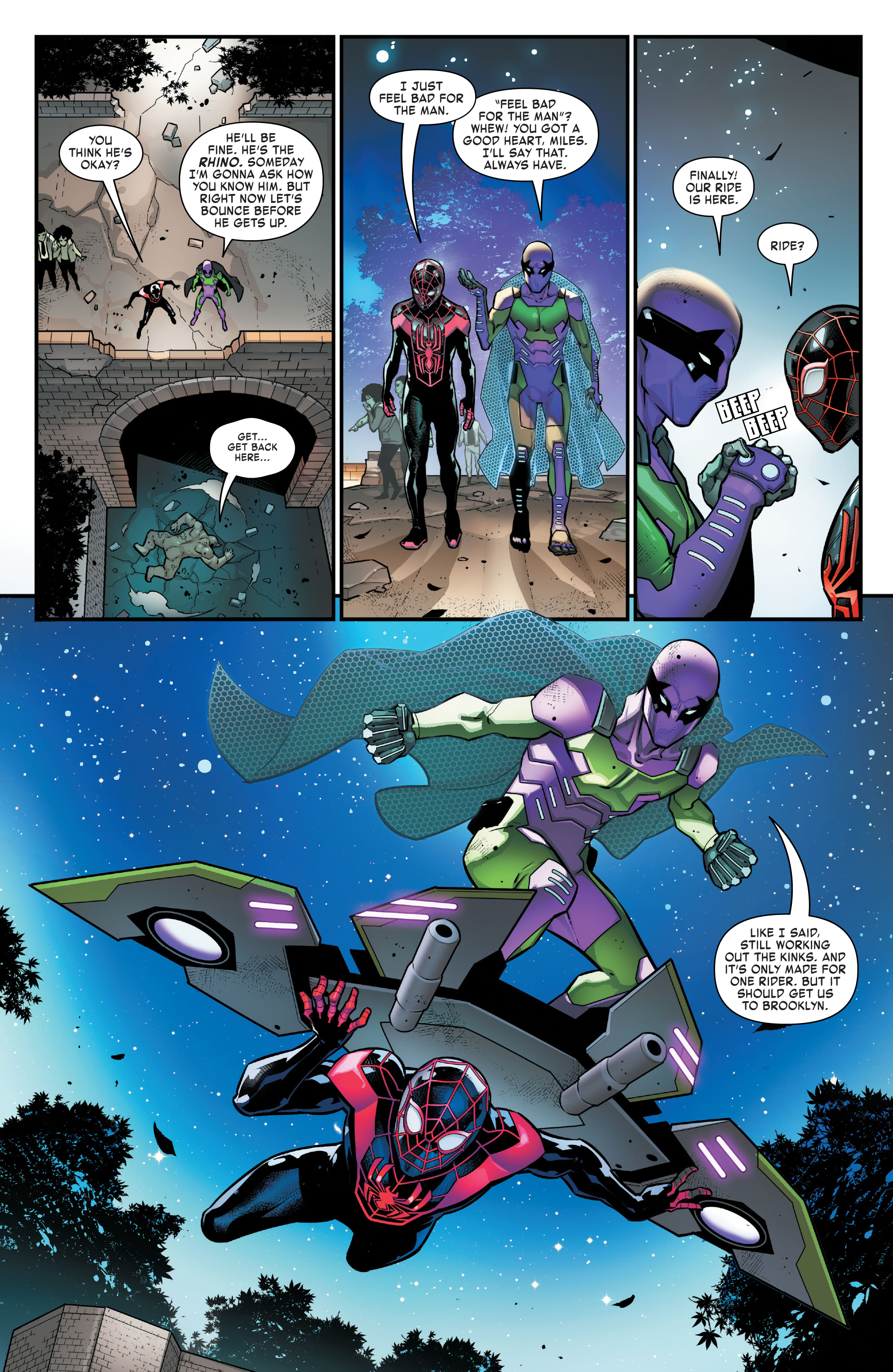 Read online Miles Morales: Spider-Man By Saladin Ahmed Omnibus comic -  Issue # TPB (Part 4) - 45