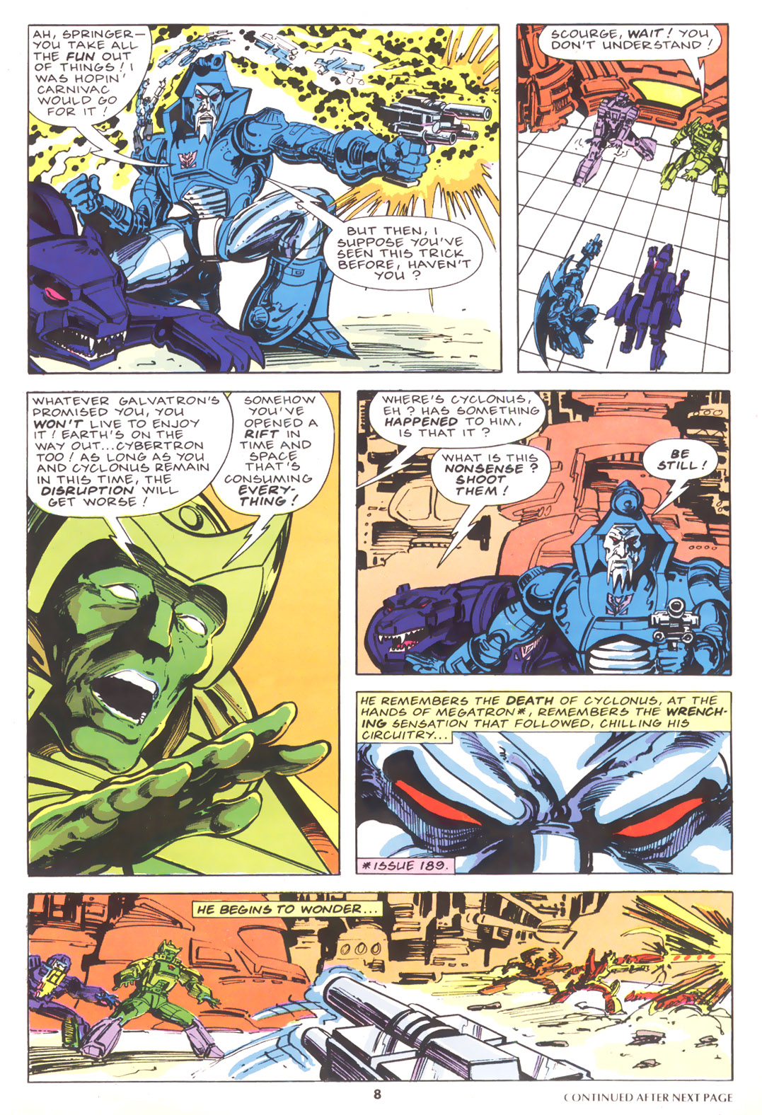 Read online The Transformers (UK) comic -  Issue #202 - 8
