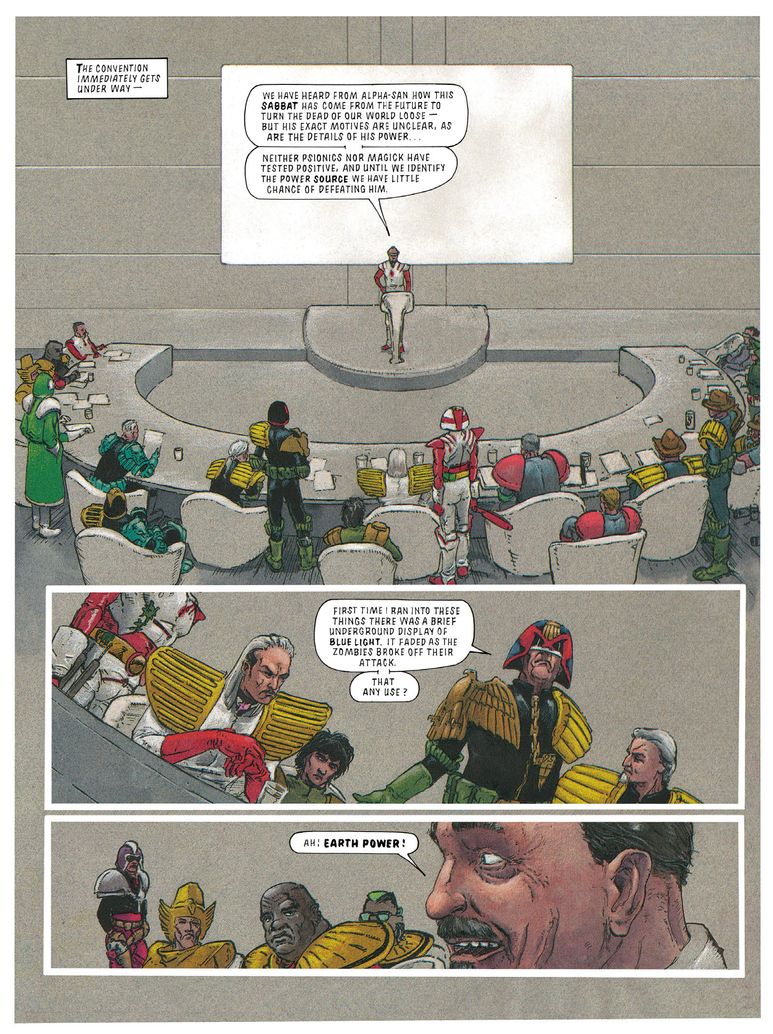 Read online Essential Judge Dredd: Judgement Day comic -  Issue # TPB - 82