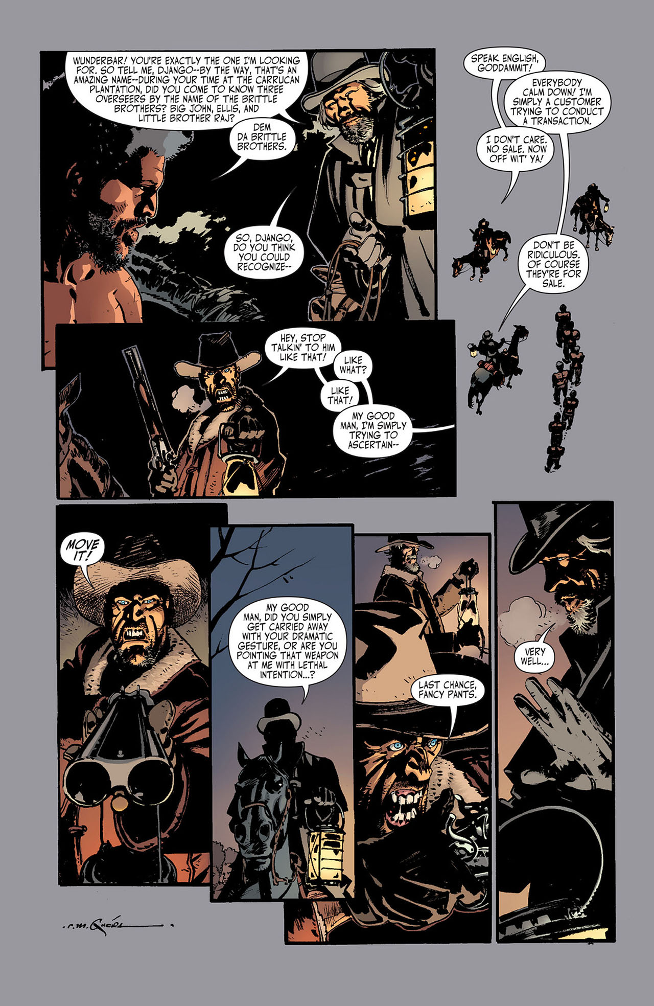 Read online Django Unchained comic -  Issue #1 - 6