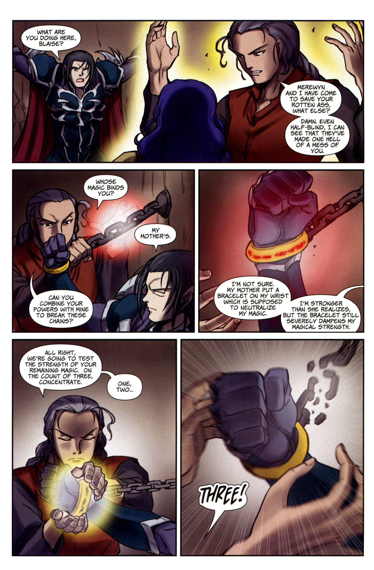 Read online Lords of Avalon: Knight of Darkness comic -  Issue #2 - 16