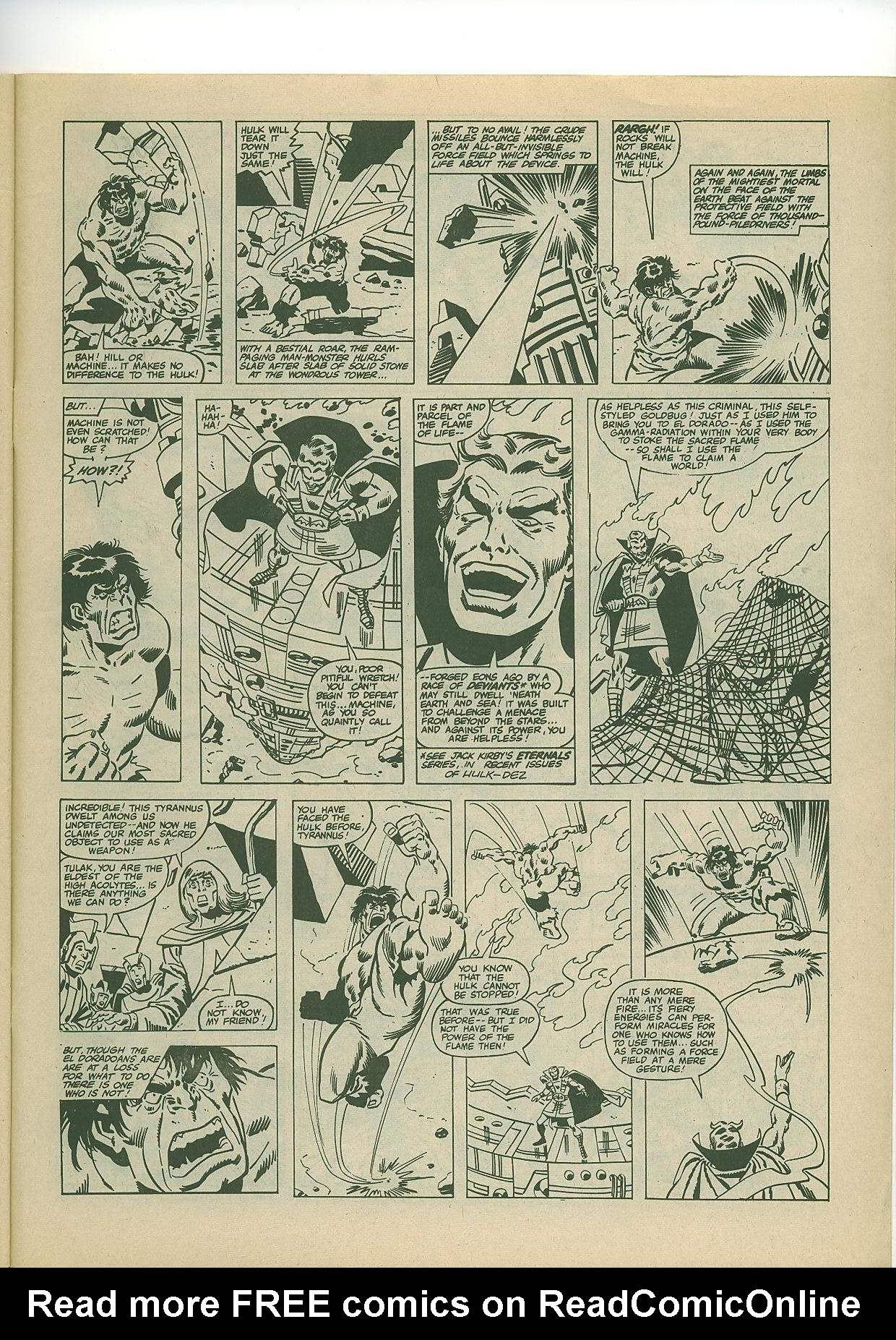 Read online The Incredible Hulk Weekly comic -  Issue #49 - 29