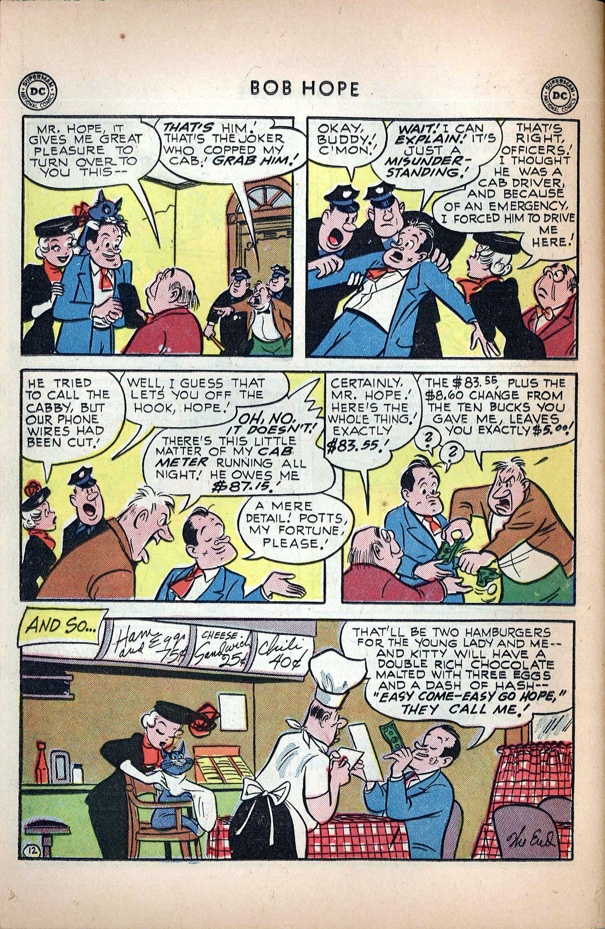 Read online The Adventures of Bob Hope comic -  Issue #9 - 40