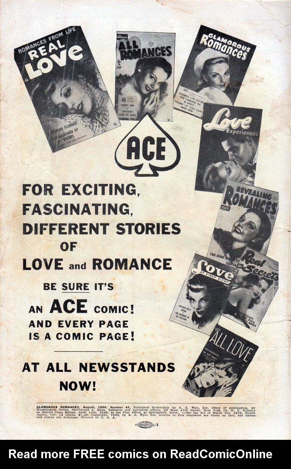 Read online Glamorous Romances comic -  Issue #47 - 2