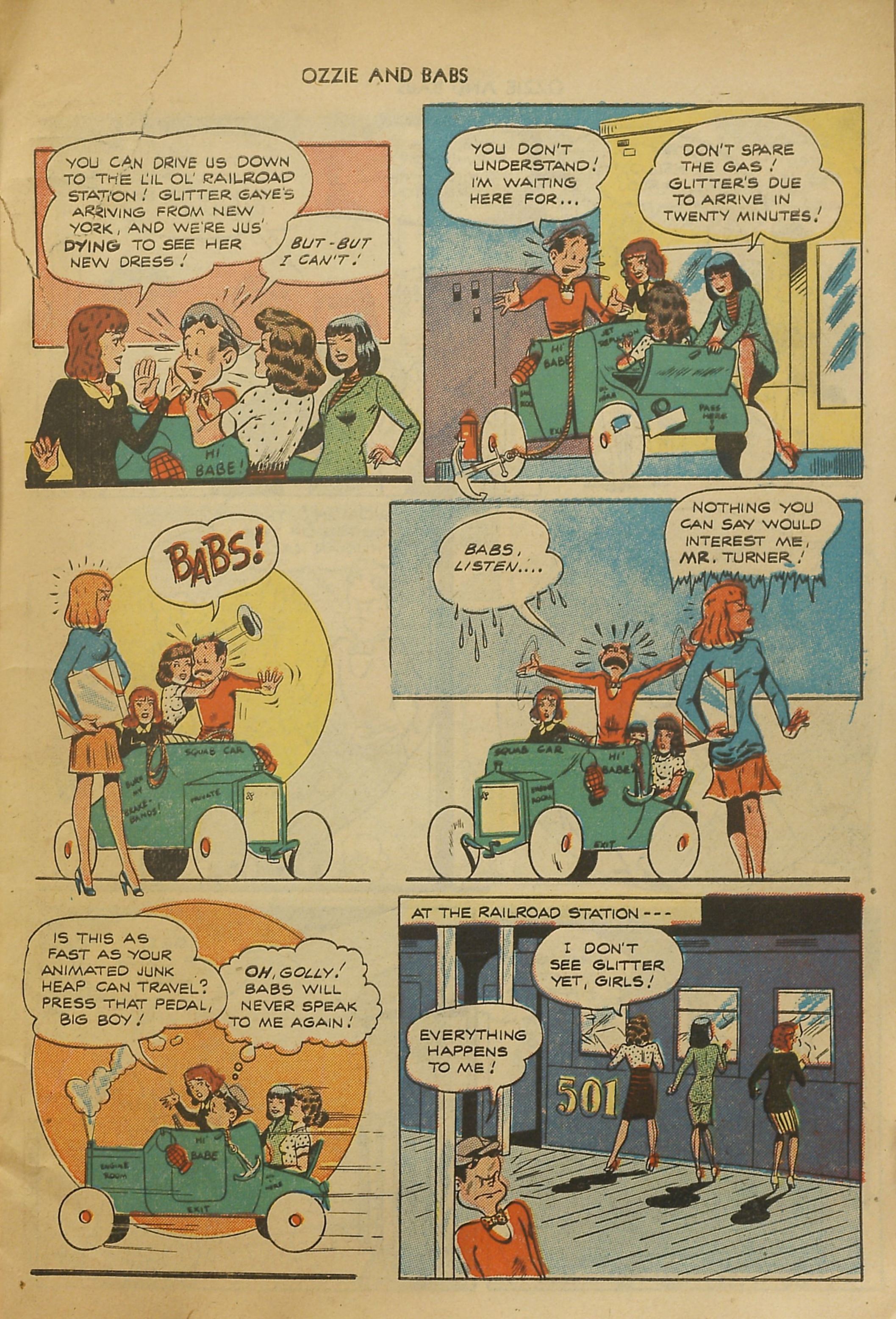 Read online Ozzie And Babs comic -  Issue #1 - 7