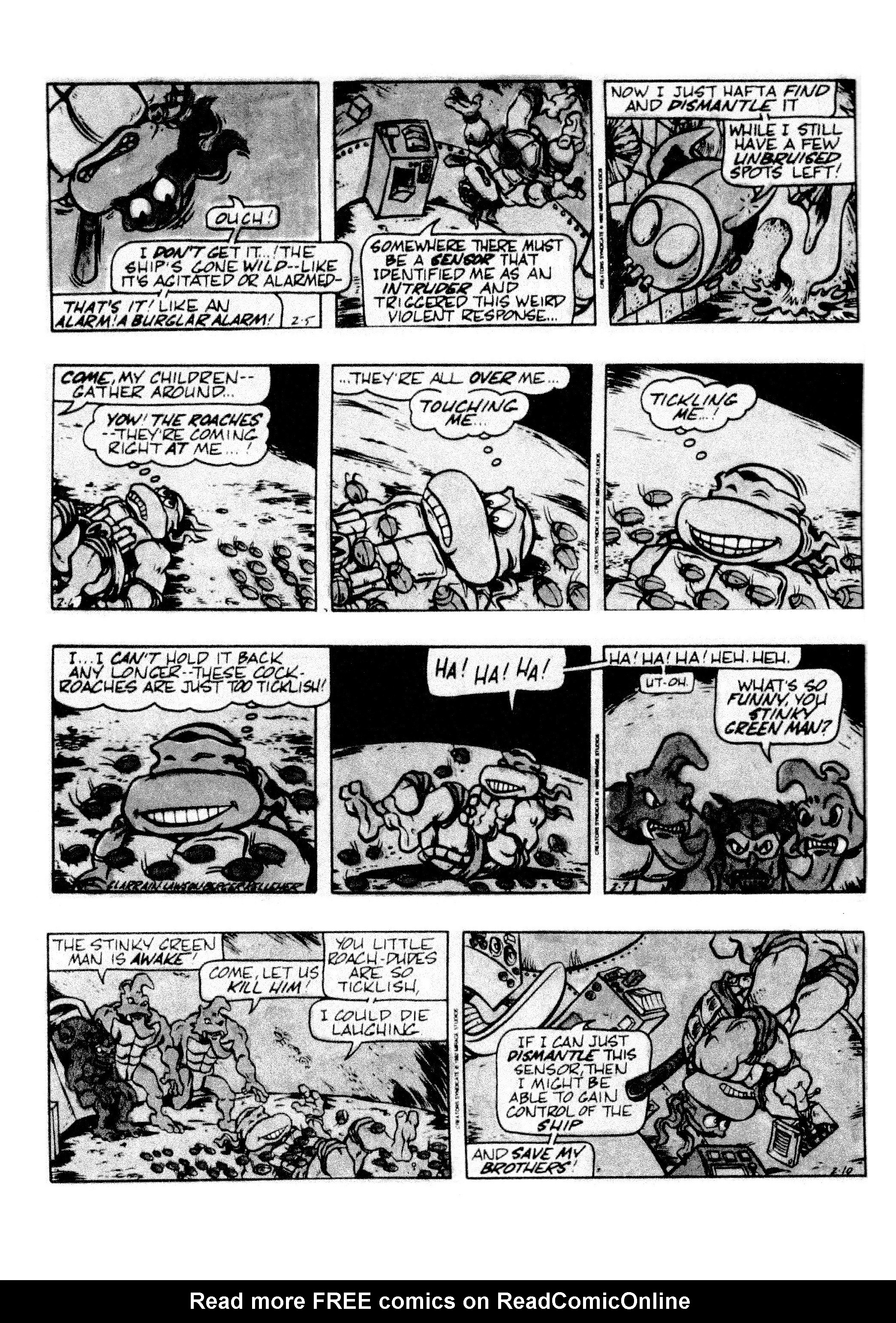 Read online Teenage Mutant Ninja Turtles: Complete Newspaper Daily Comic Strip Collection comic -  Issue # TPB 2 (Part 1) - 90