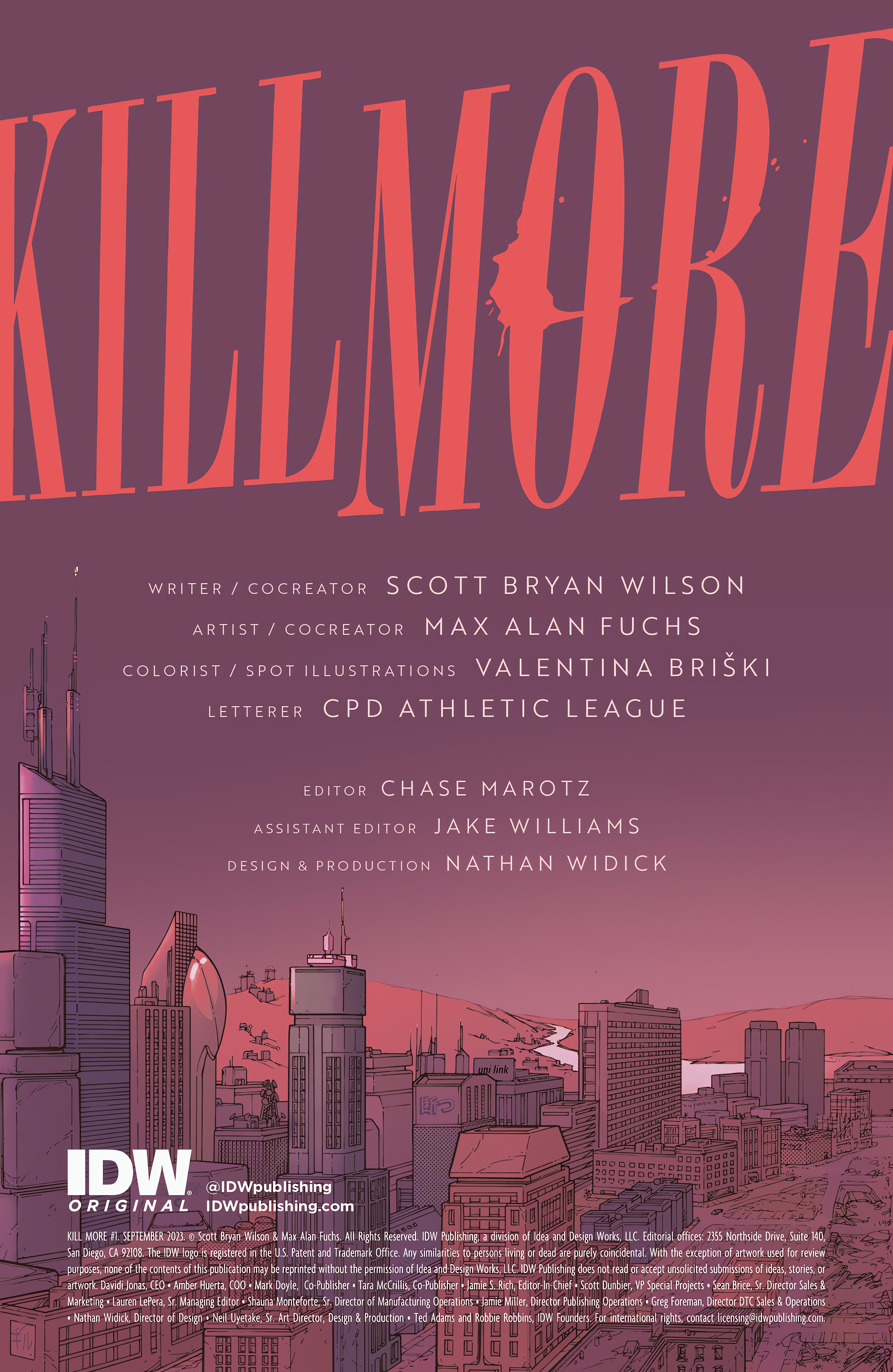 Read online Kill More comic -  Issue #1 - 2