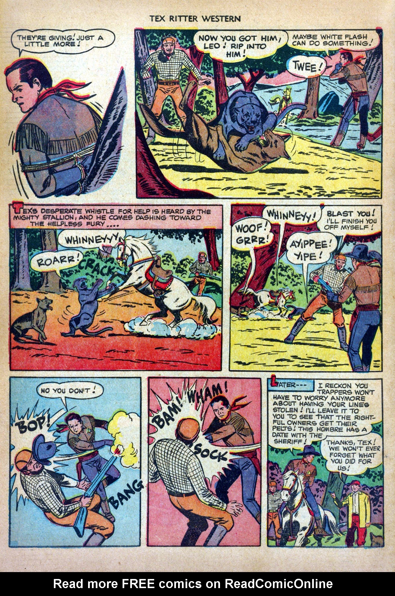 Read online Tex Ritter Western comic -  Issue #4 - 34