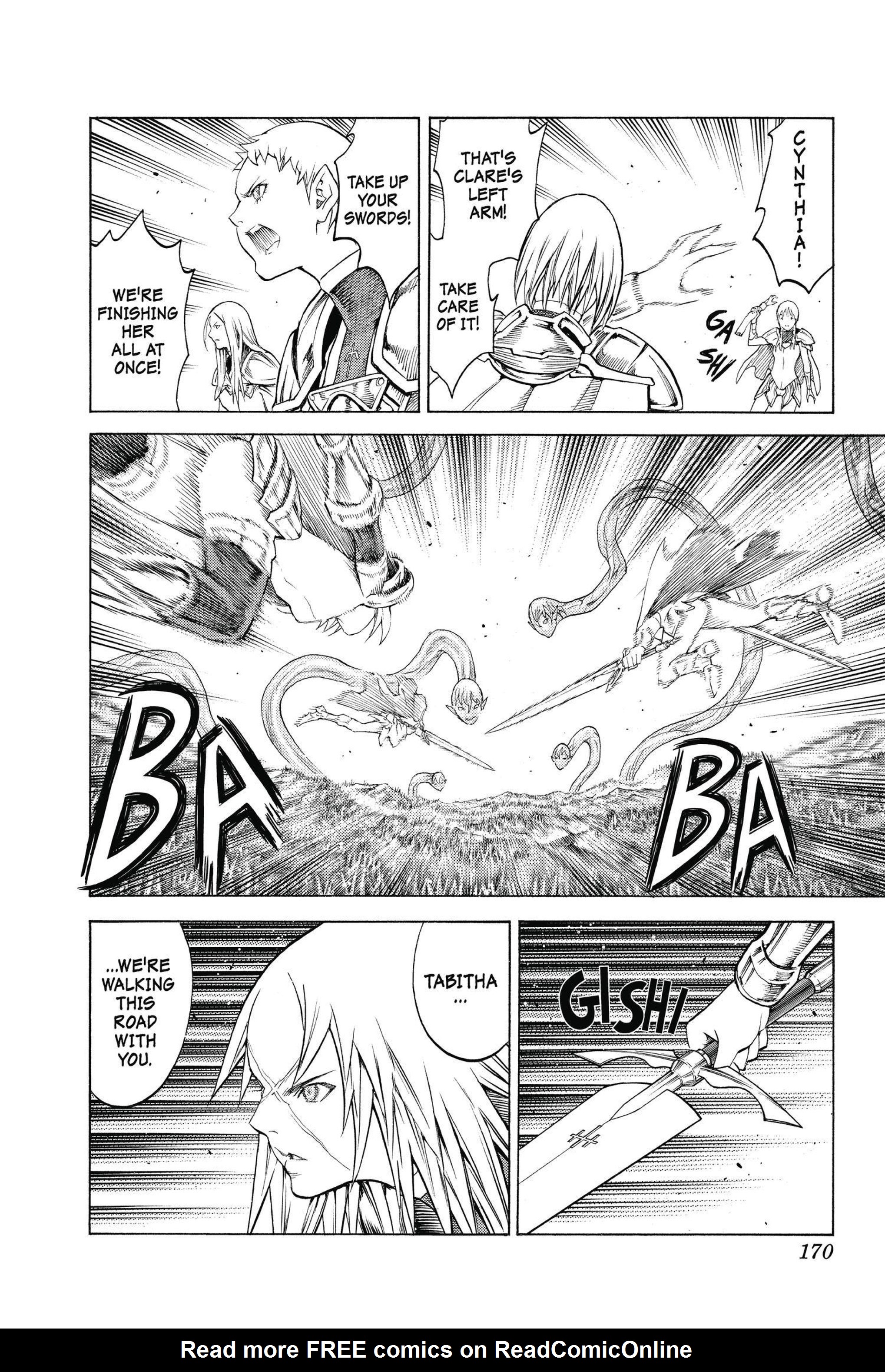 Read online Claymore comic -  Issue #26 - 148