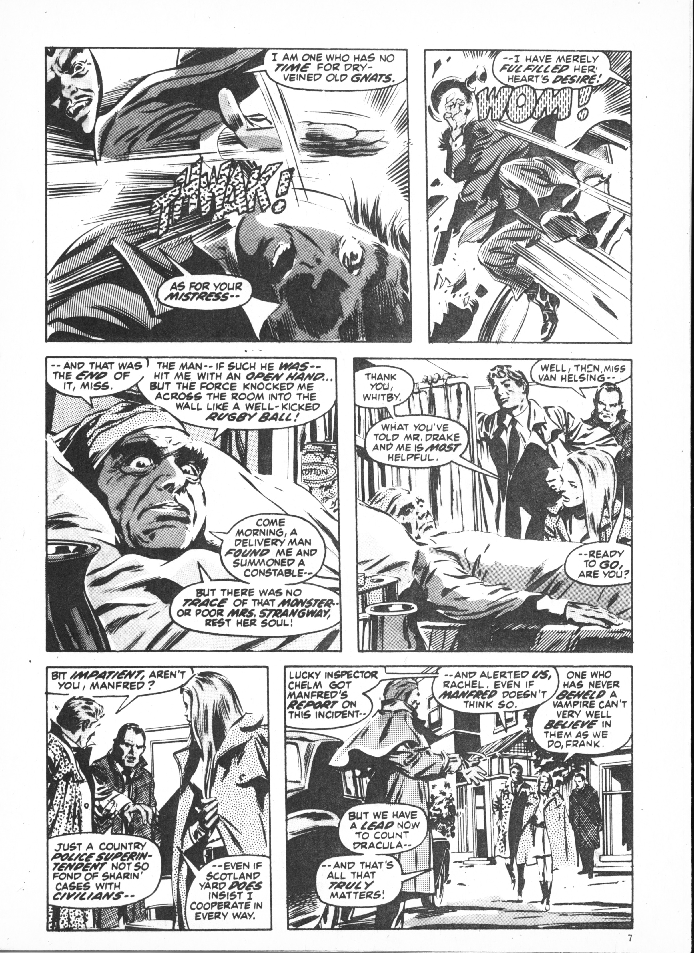 Read online Dracula Lives (1974) comic -  Issue #7 - 7