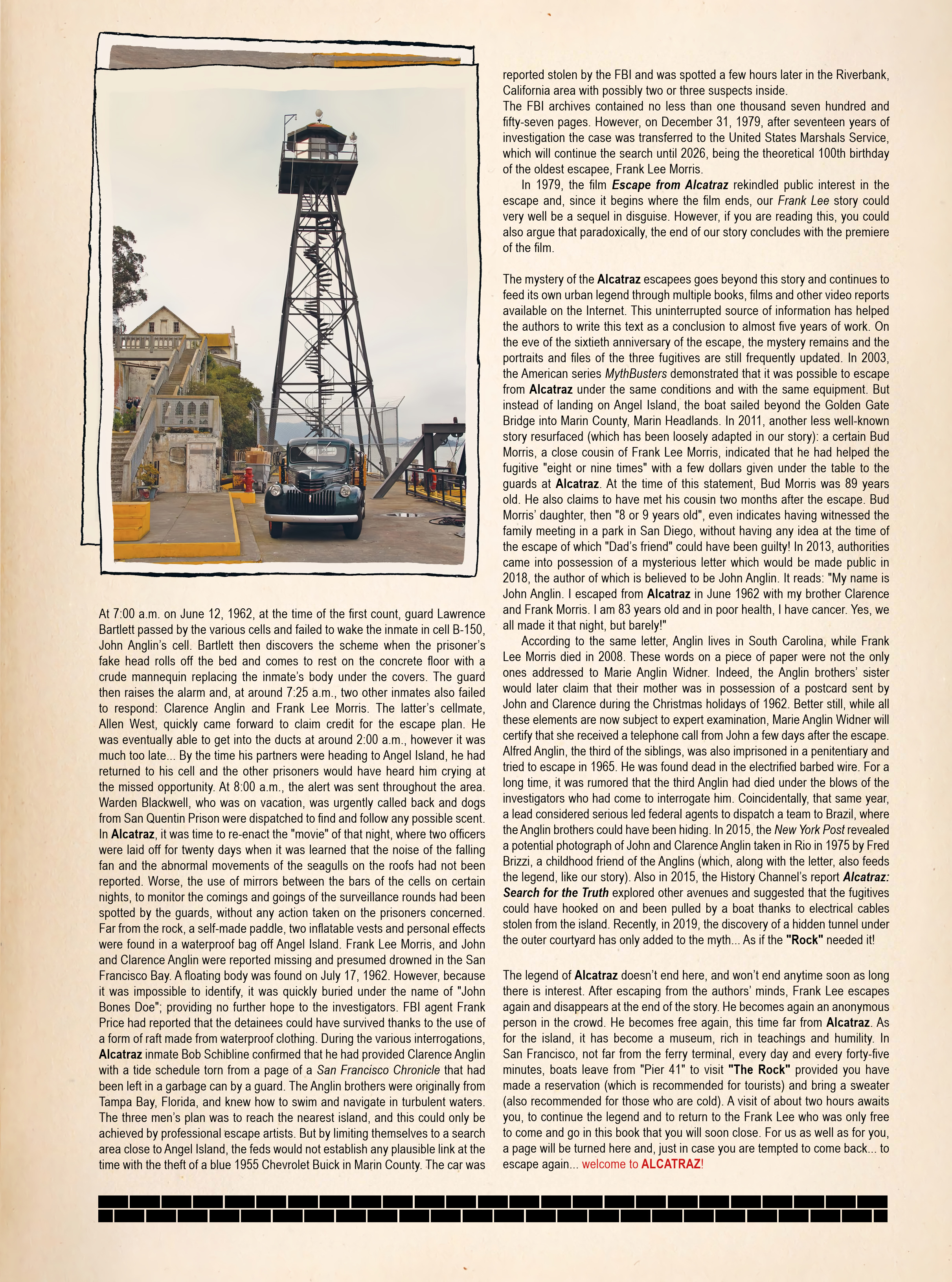 Read online Frank Lee: After Alcatraz comic -  Issue # TPB - 125