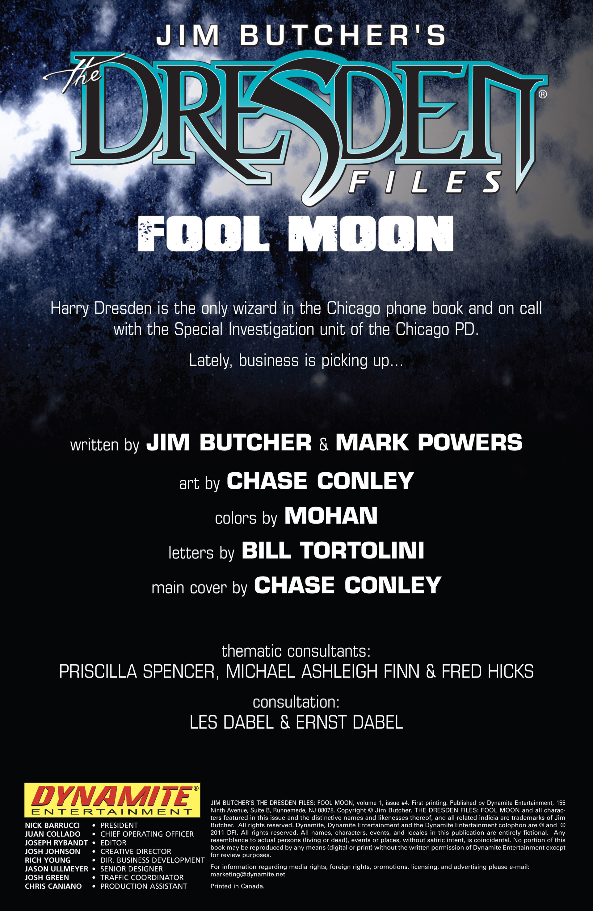 Read online Jim Butcher's The Dresden Files: Fool Moon comic -  Issue #4 - 2