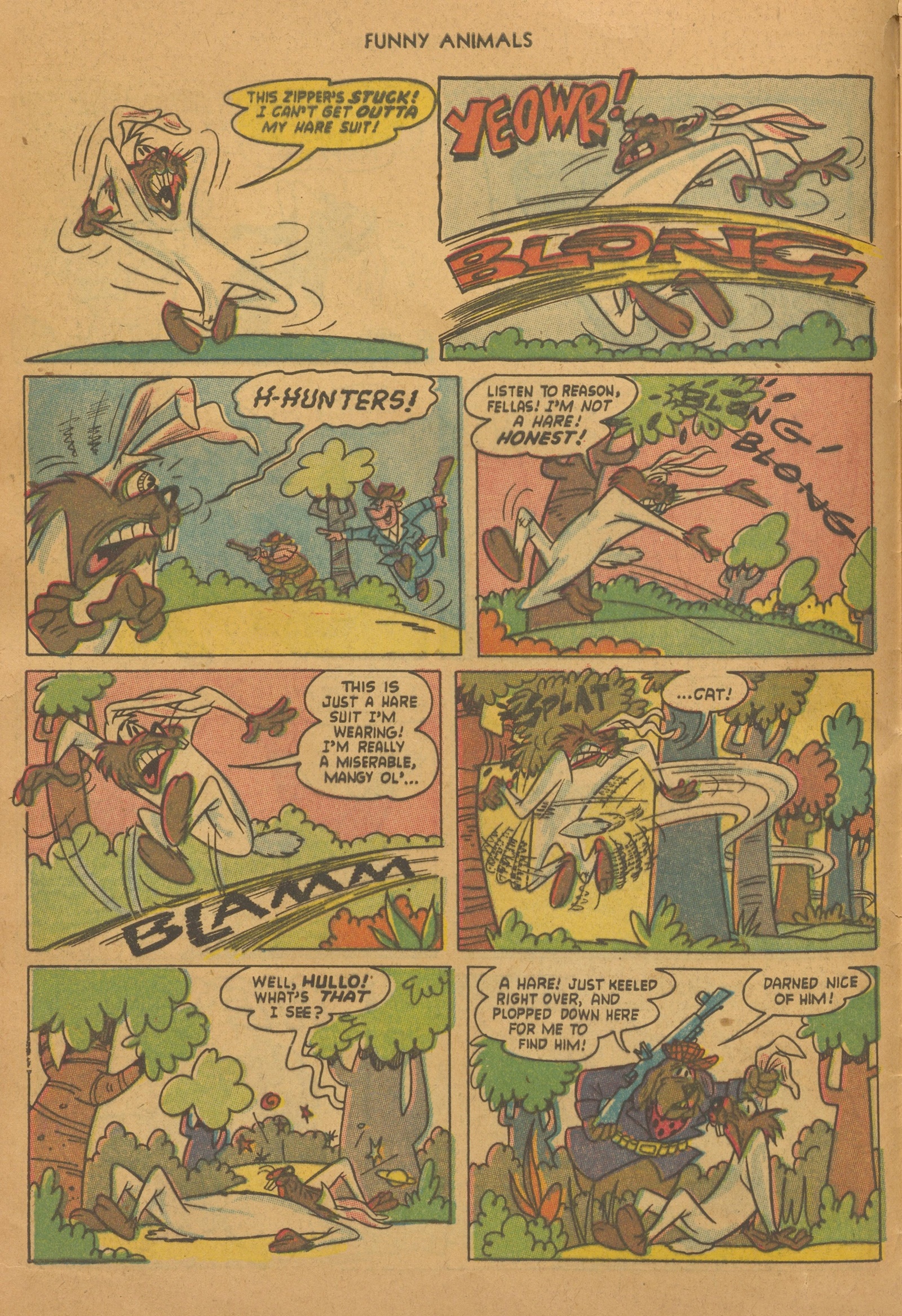 Read online Fawcett's Funny Animals comic -  Issue #83 - 8