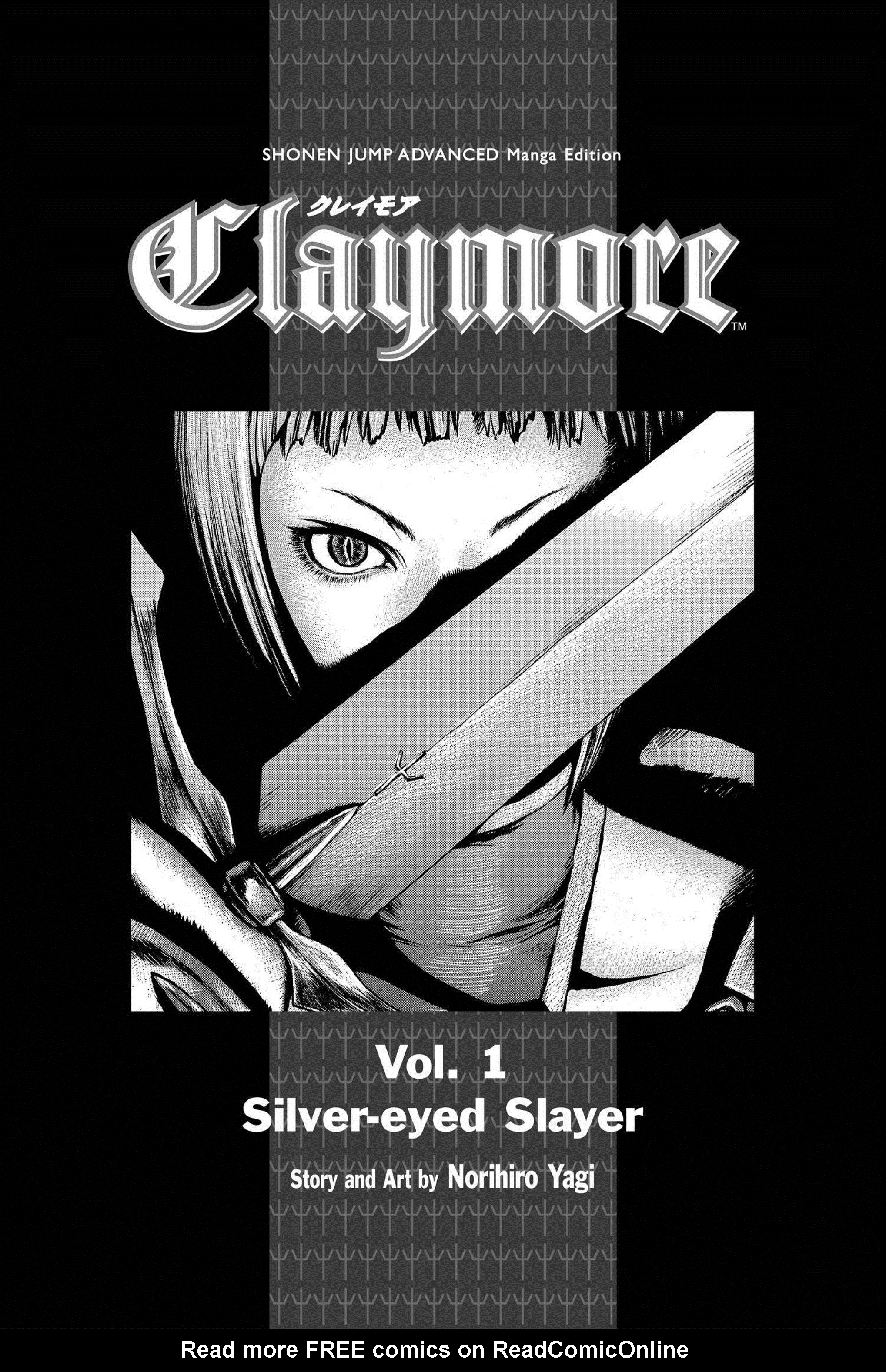 Read online Claymore comic -  Issue #1 - 2