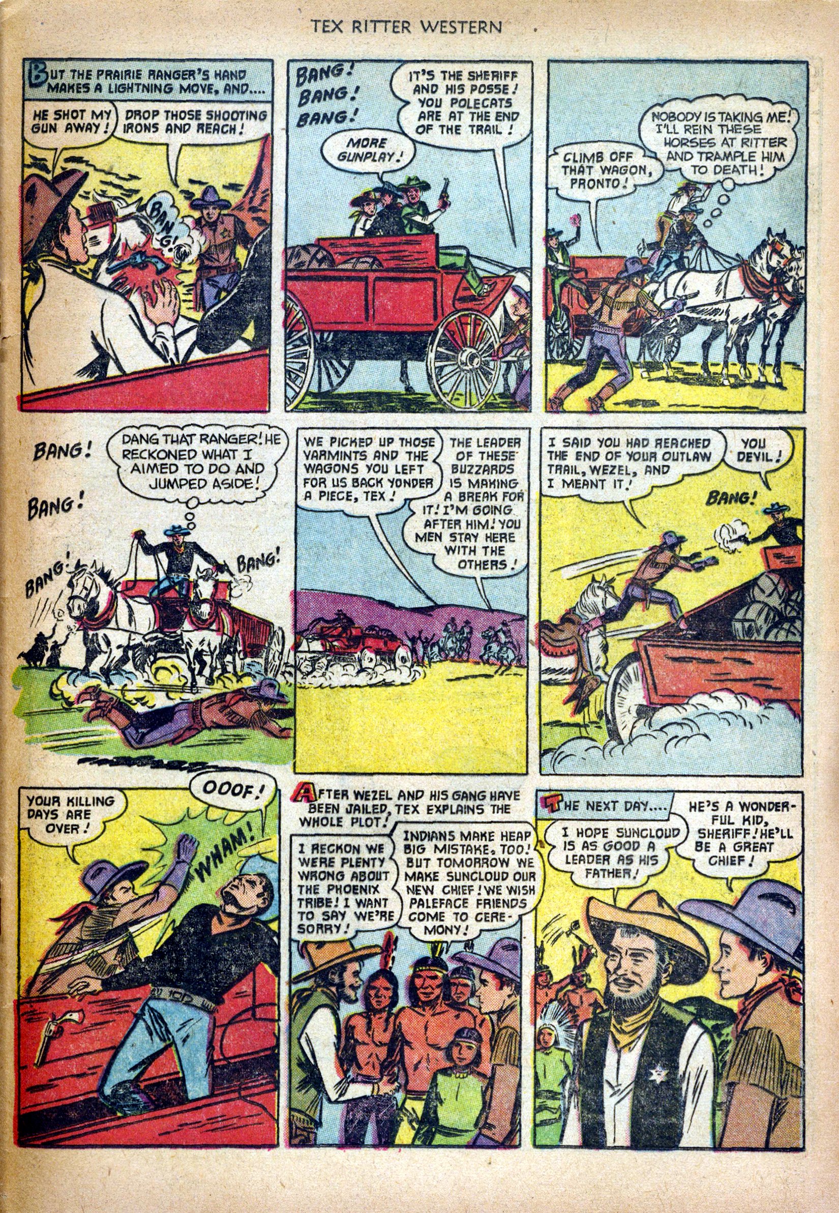 Read online Tex Ritter Western comic -  Issue #10 - 33