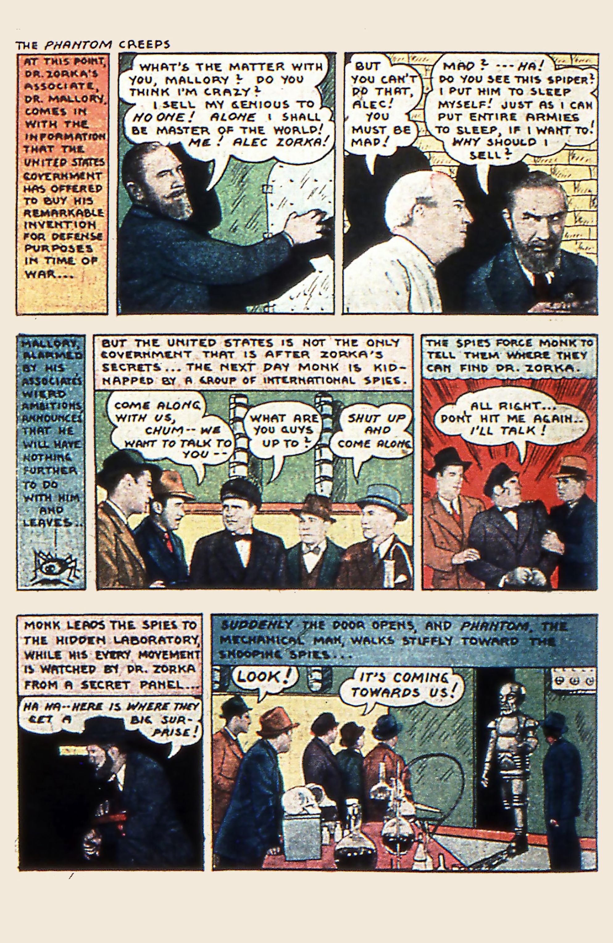 Read online J. Werner presents Classic Pulp comic -  Issue # Robots - 10