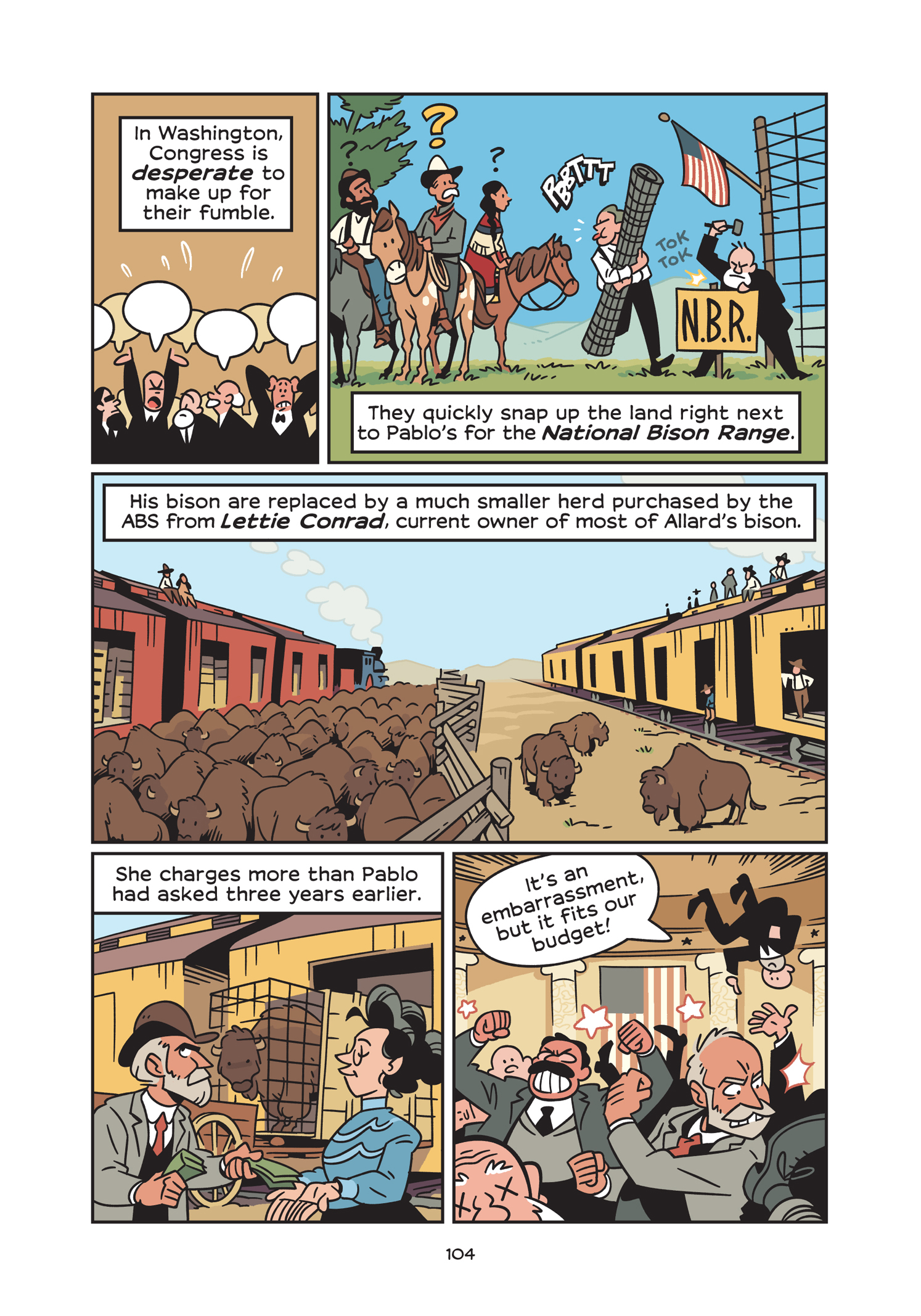 Read online History Comics comic -  Issue # The American Bison - The Buffalos Survival Tale - 110