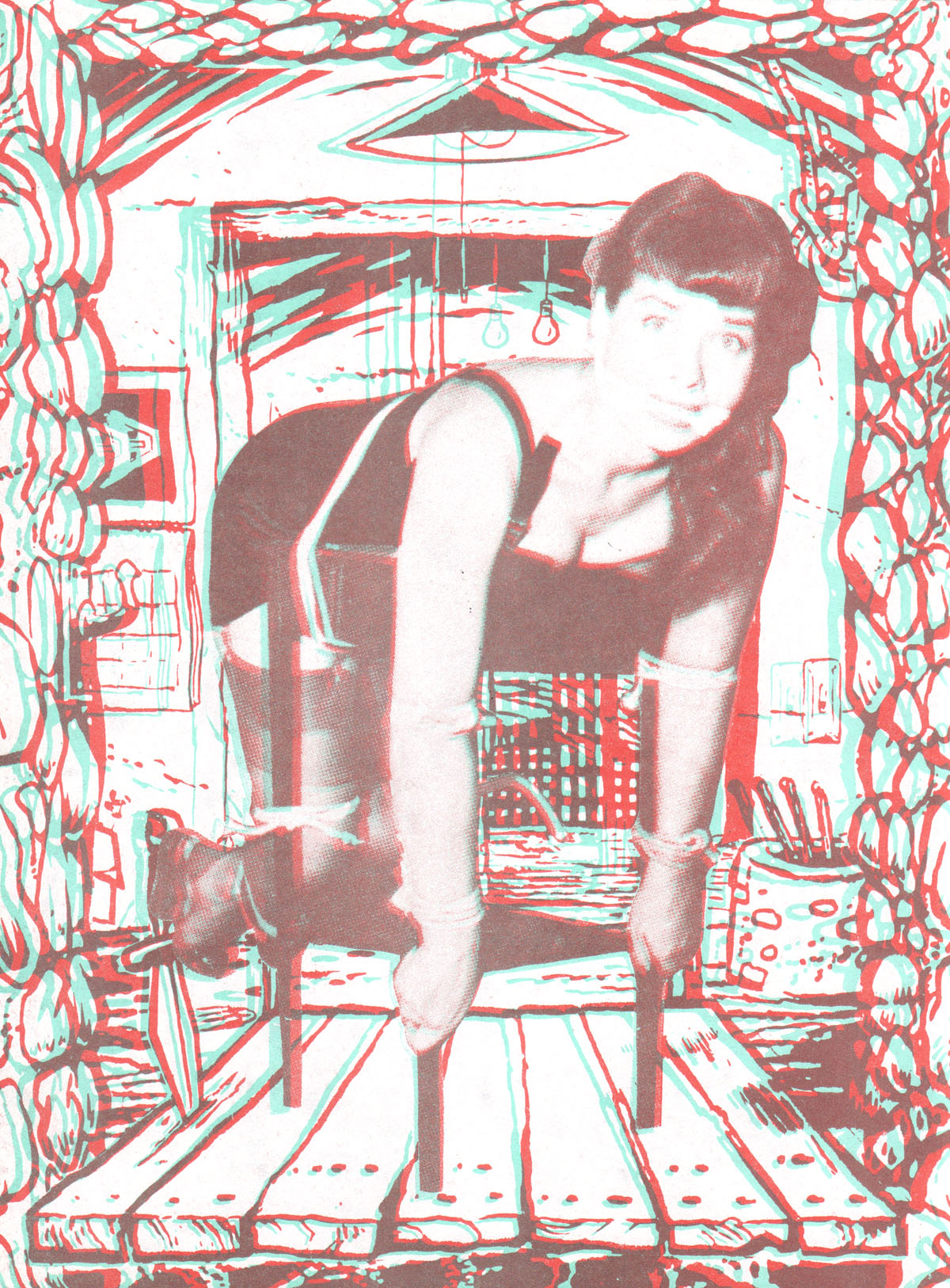 Read online Betty Page Captured Jungle Girl 3-D comic -  Issue # Full - 12