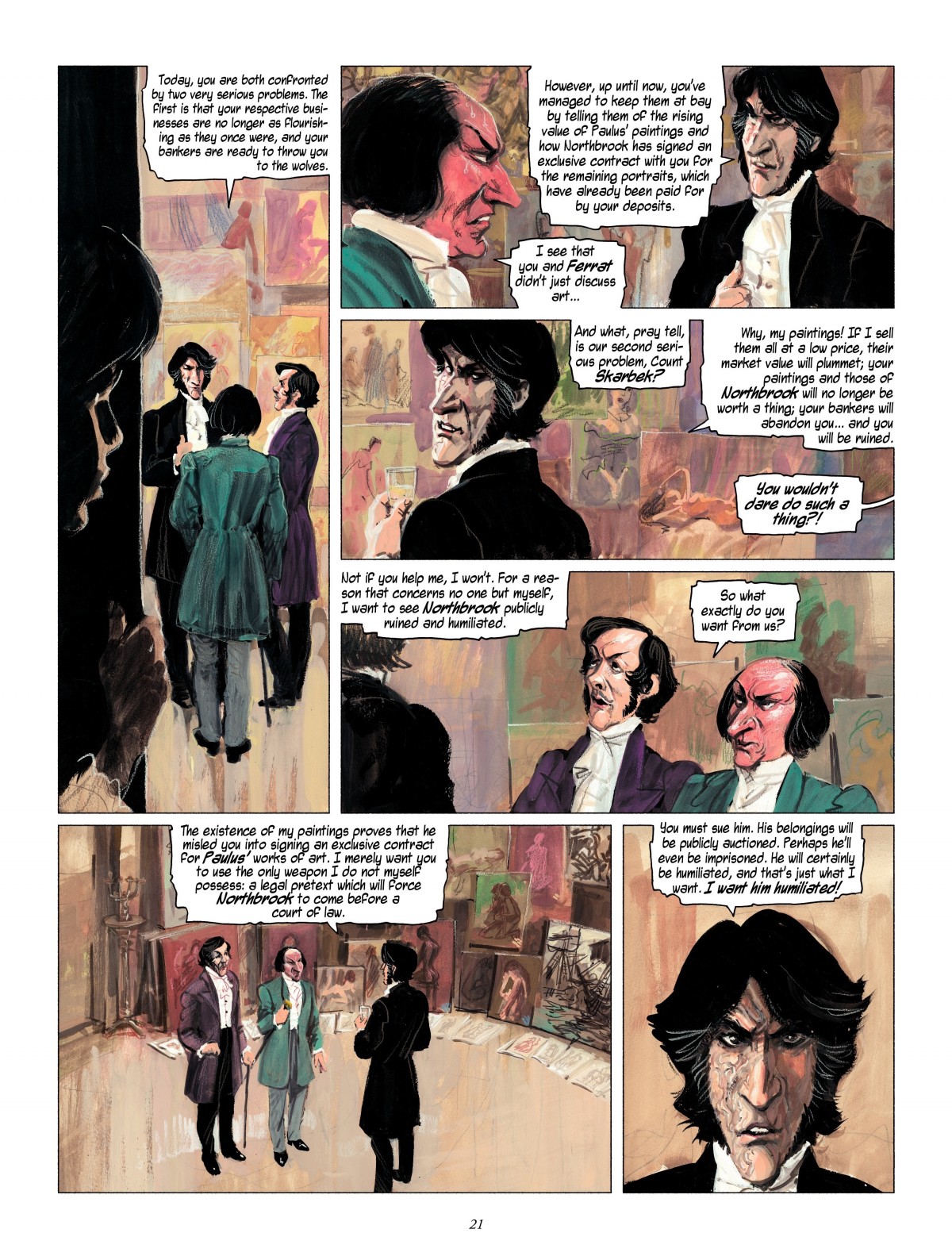 Read online The Revenge of Count Skarbek comic -  Issue #1 - 21