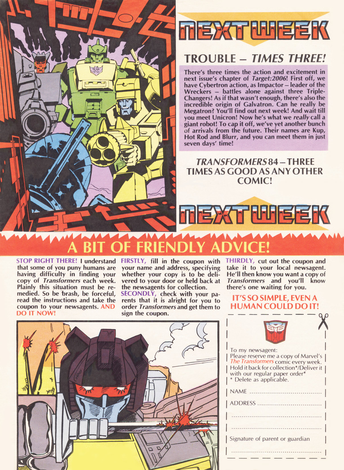 Read online The Transformers (UK) comic -  Issue #83 - 16